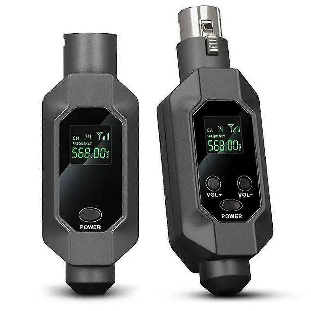 24G UHF Wireless Audio Transceiver Audio Transceiver System Wireless Microphone System XLR Mic Converter Adapter