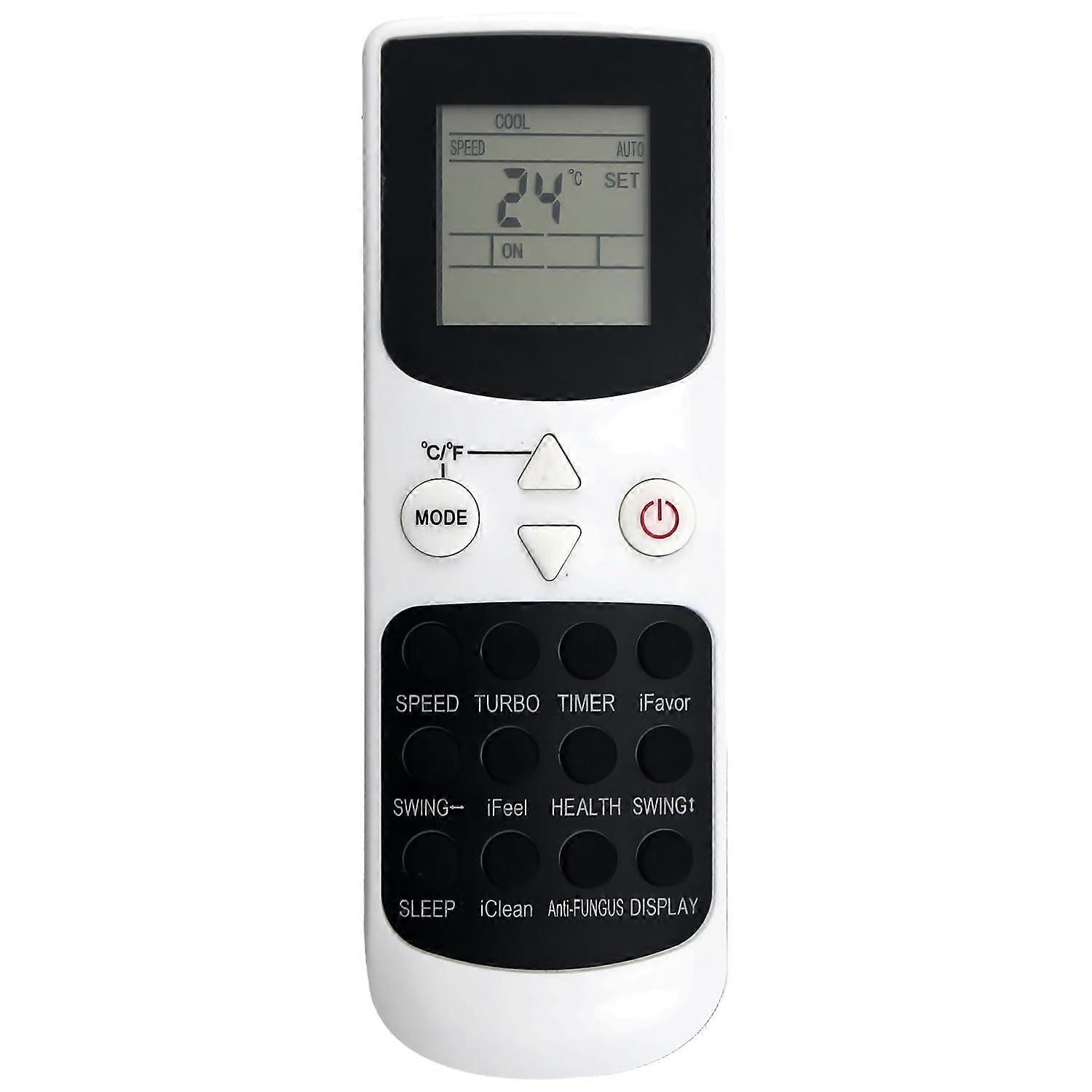 YKRQ/002E Remote Control Replacement For Air Conditioner Models RCF57HN RCF76HN RCF86HN RCV24HN