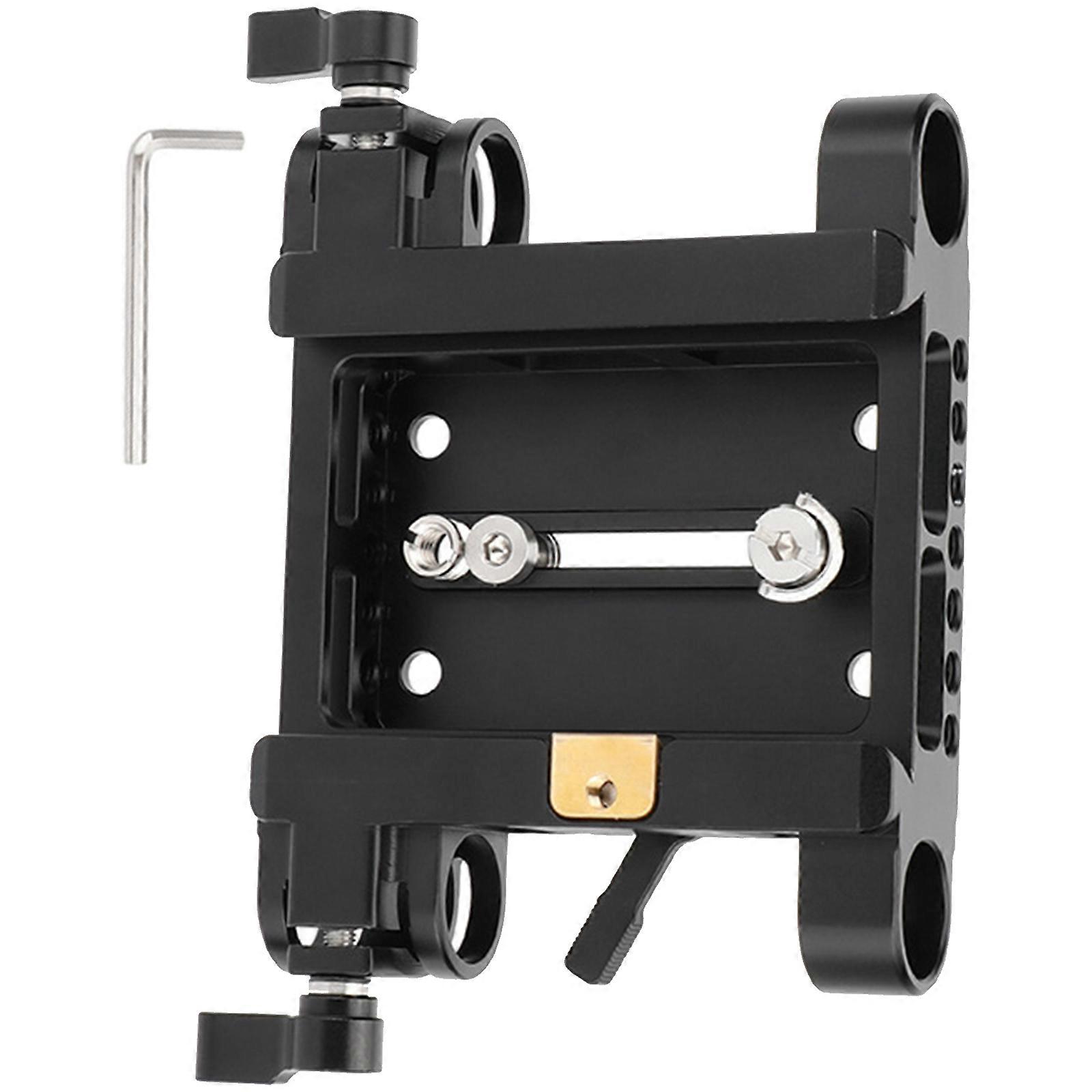 Two Hole 19mm Quick Release Aluminum Clamp Brackets for Professional Camera Mounts Compatible for Arca Systems Multicolor