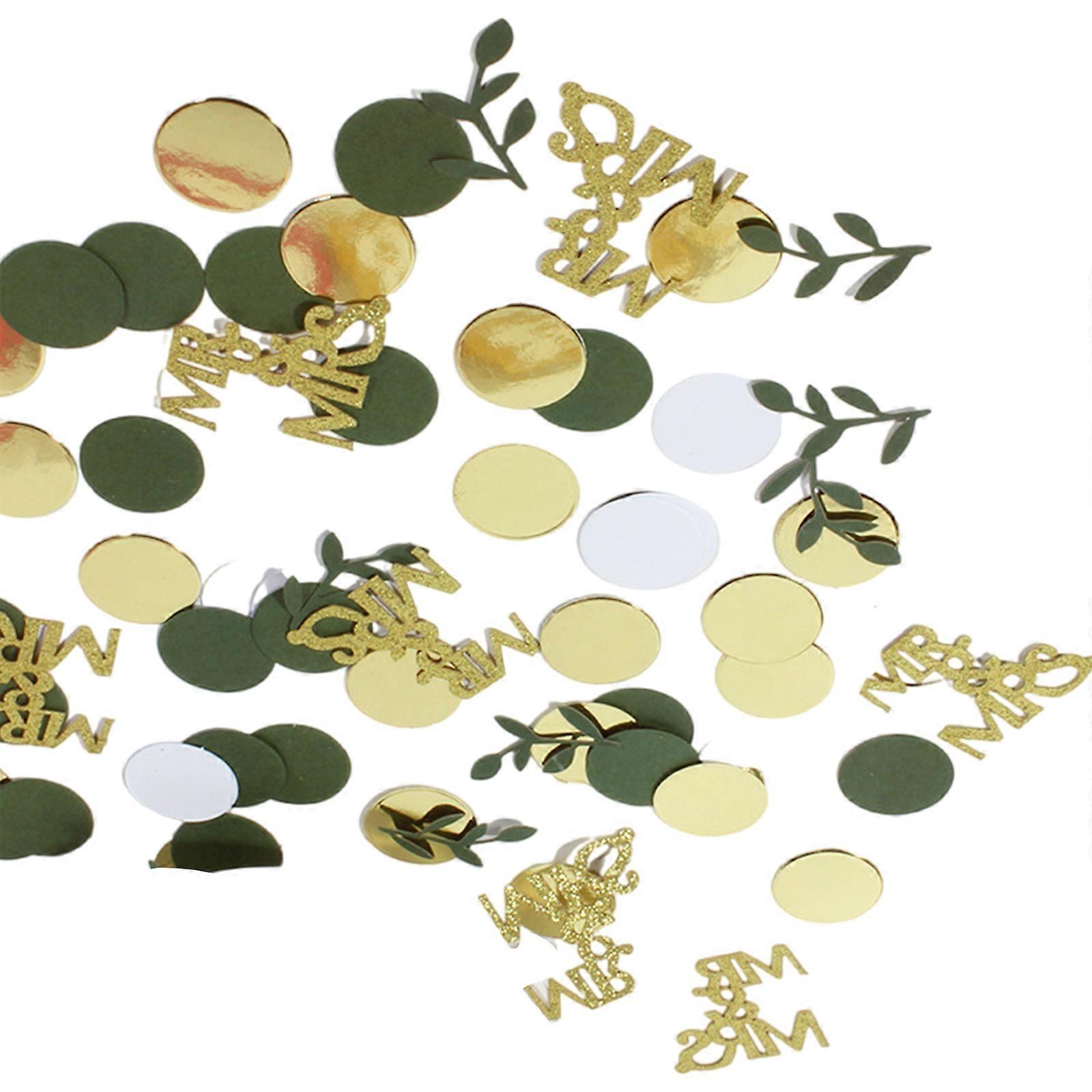 Pack of 100 Natural Themed Biodegradable Confetti Circle Space Saving Party Accessories for Various Occasion Multicolor