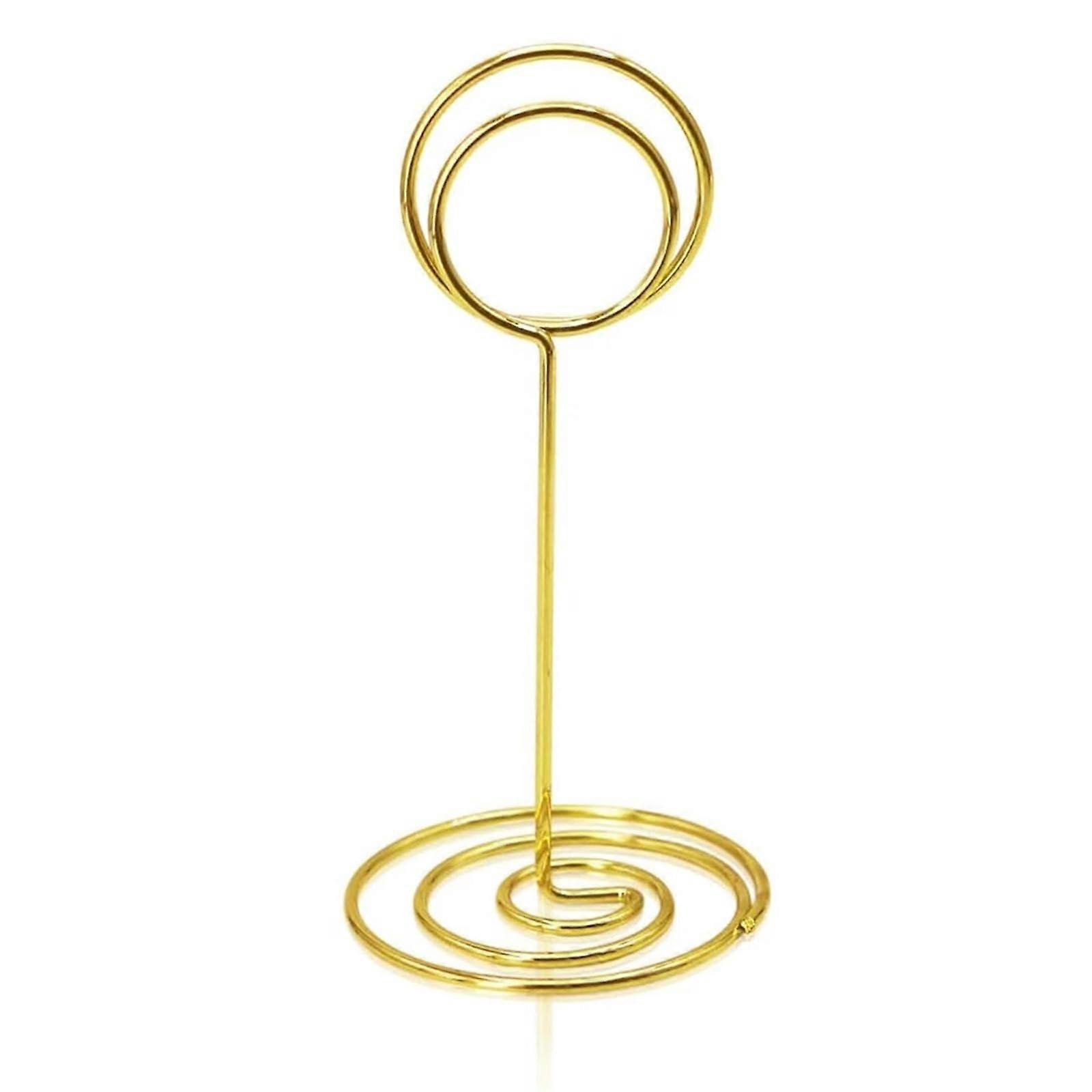 Table Number Holders Set of 12 Gold Place Card Stands for Wedding, Party, Event Decoration