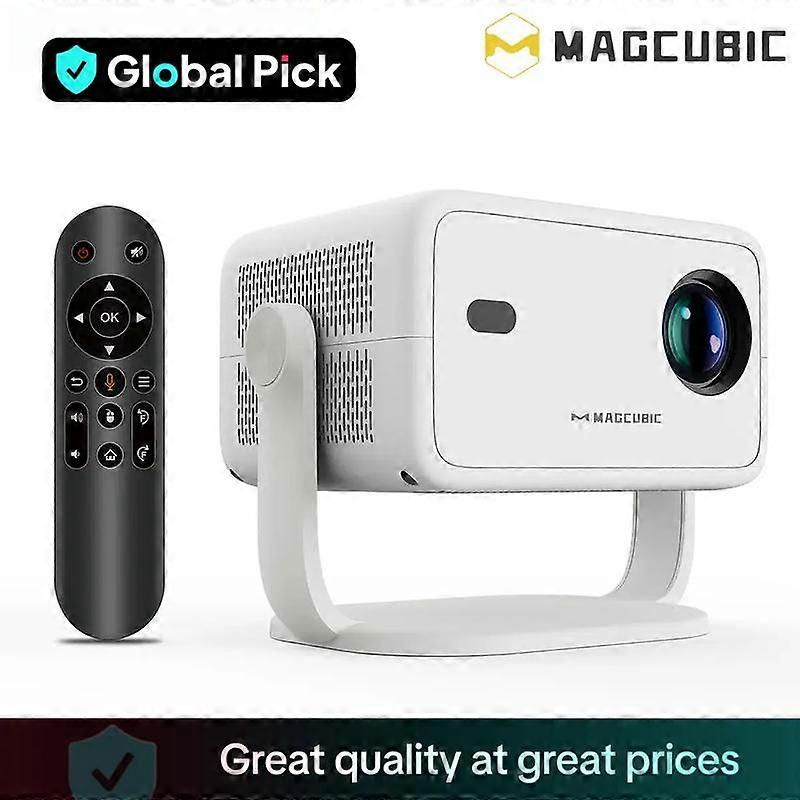 Magcubic 1080P Auto Focus & Keystone Correction Projector, Portable Voice Home Theater Projector, Smart Projector for Home Office, Home Cine