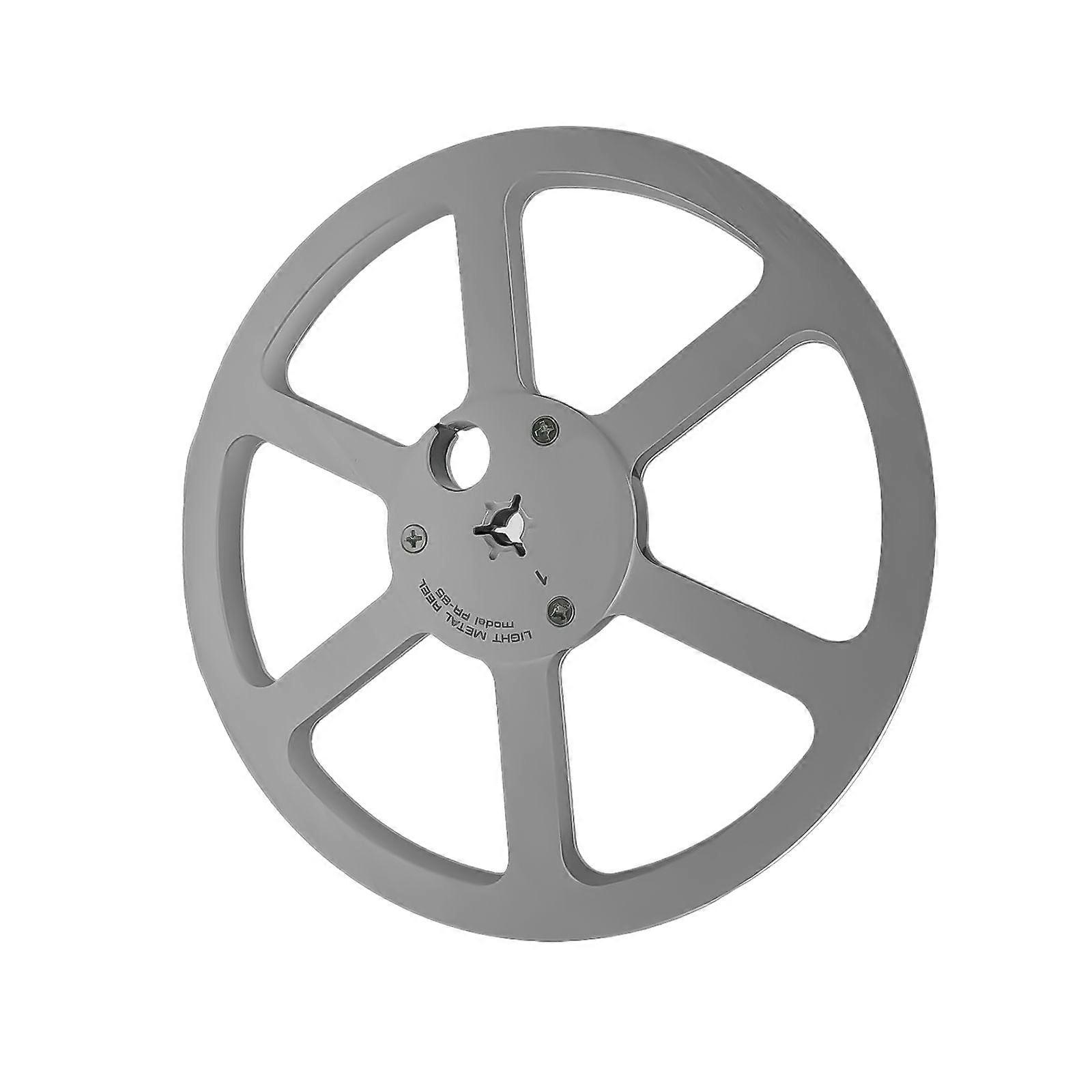 Solid and Lightweight Take Up Reel Small Hubs 7Inch Reel Stand  for Music Tape Users Sound Engineering Tool Enhancement  silver