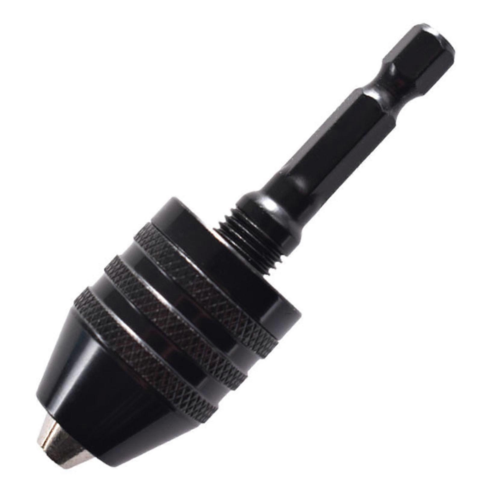 Hex Shank Keyless Drill Chuck for Rotarys Tool Versatile Application DIY Home Improvement Projects