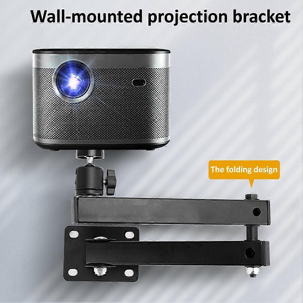Foldable Projector Wall Mount Universal Adjustable Ceiling Wall Projector Mount Stand Projectors Bracket Support