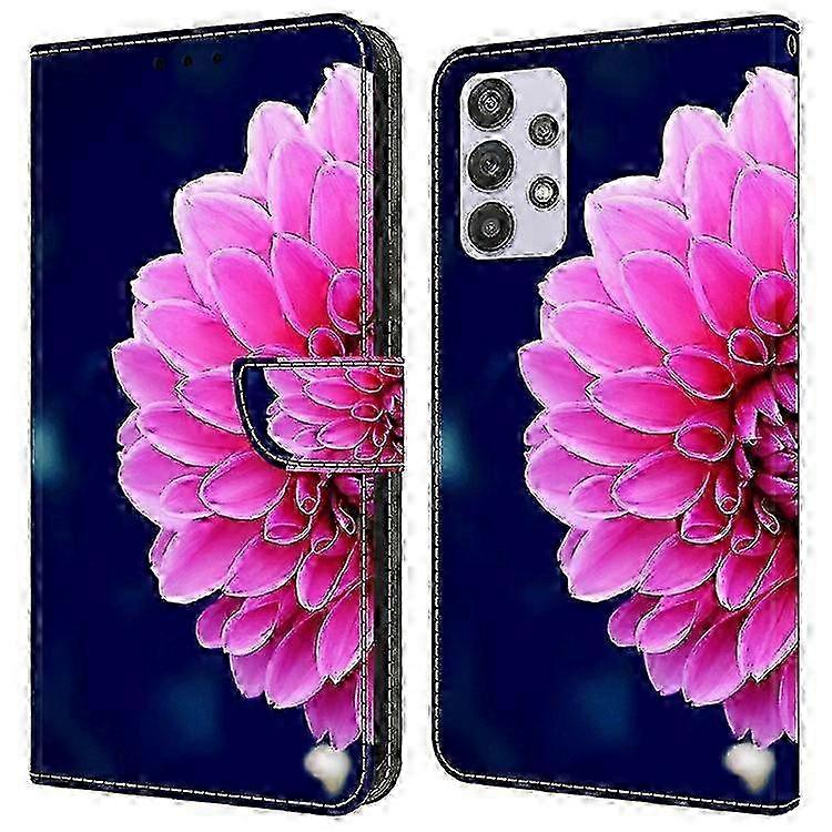 Compatible For Samsung Galaxy A32 5G Leather Phone Case 3D Pattern Printing Stand Wallet Folio Cover