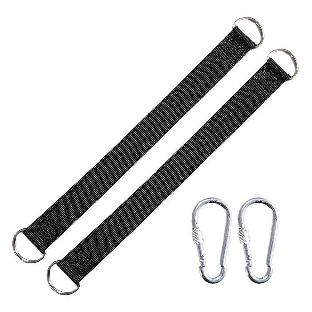 2 Pcs Tree Swing Hanging Strap Kit with Carabiners, Heavy Duty Hammock Straps for Outdoor Swing