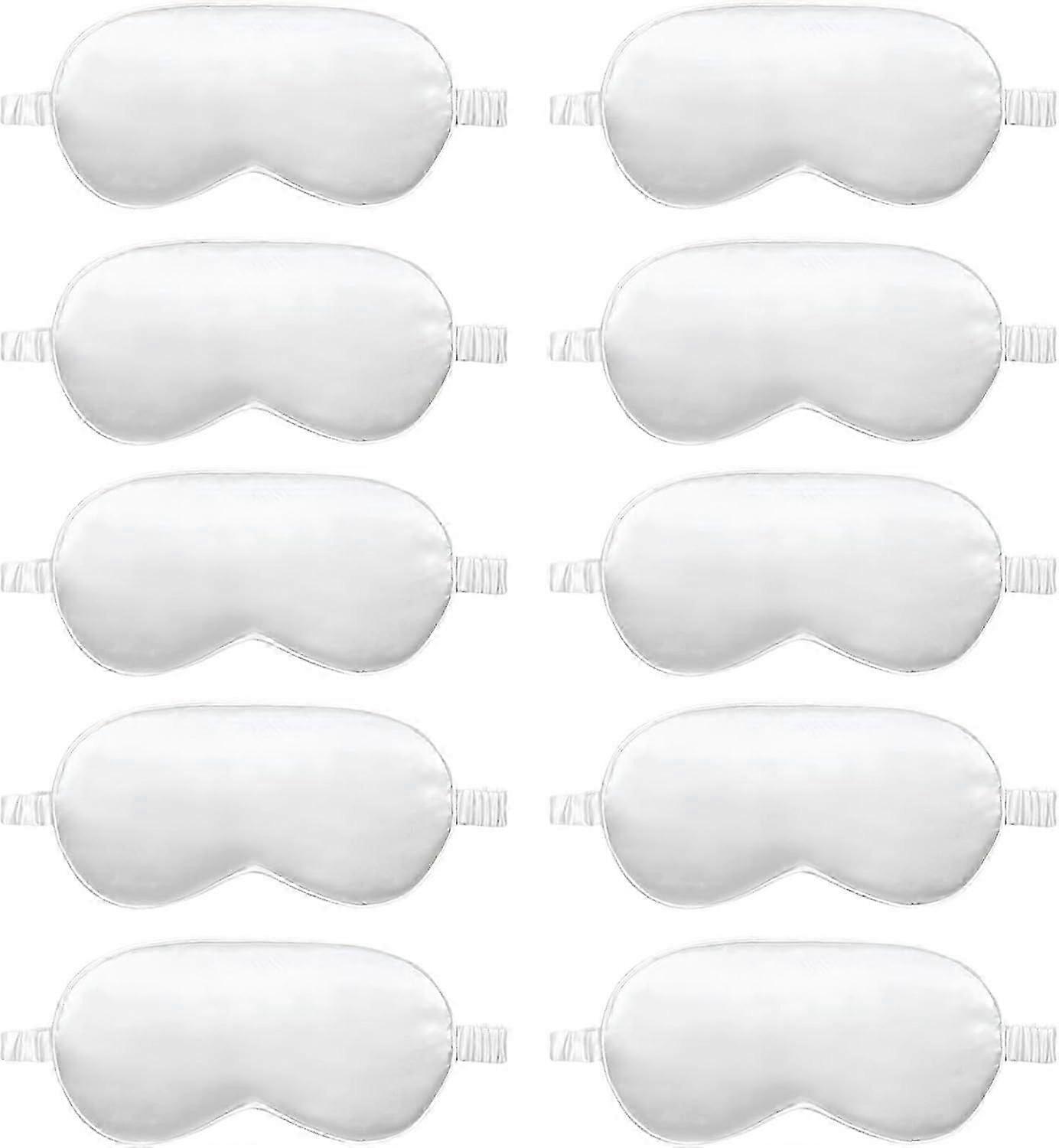 Silk eye masks for sleeping 10 pack