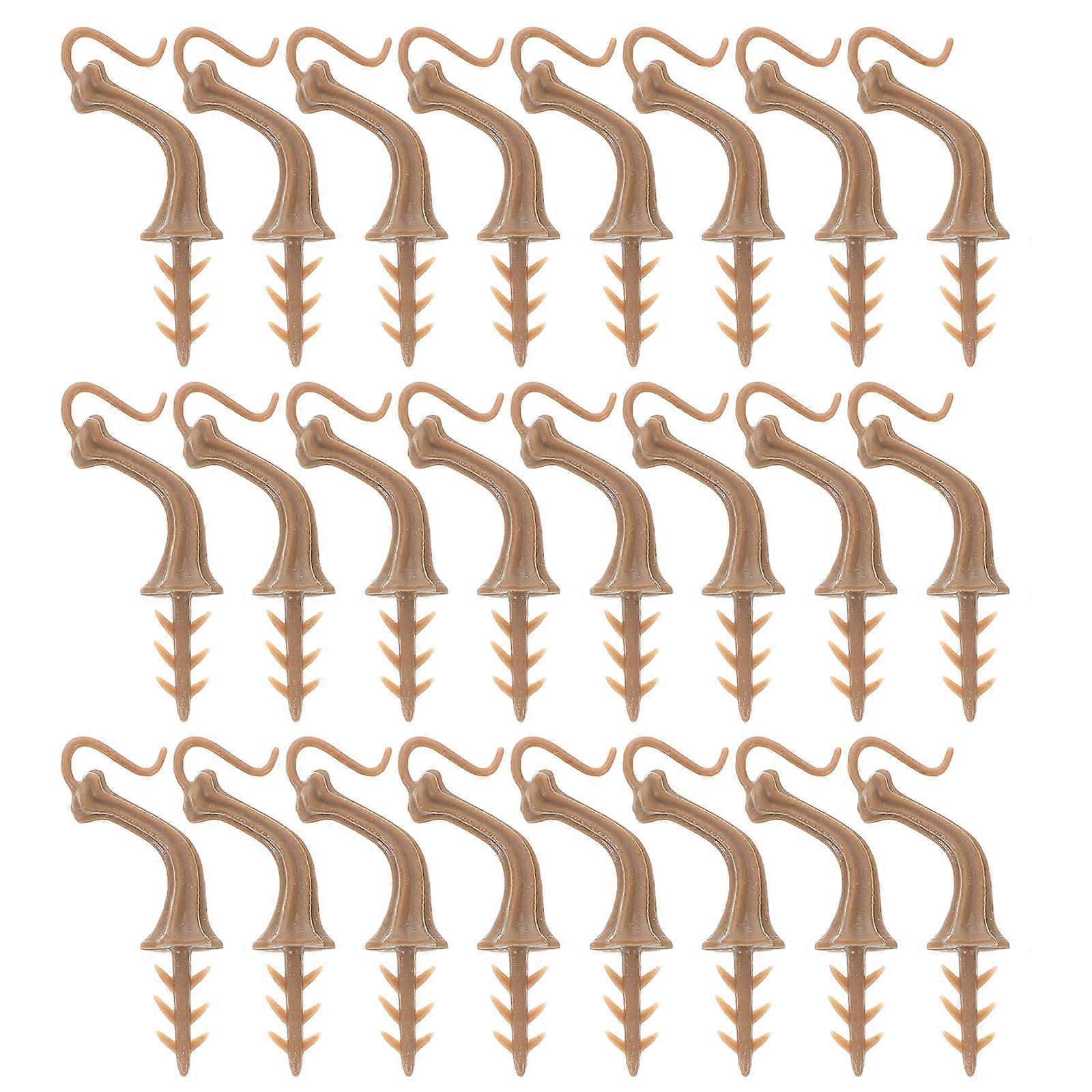 Faux Pumpkin Stems Plastic Pumpkin Stems for DIY 200Pcs Light Brown