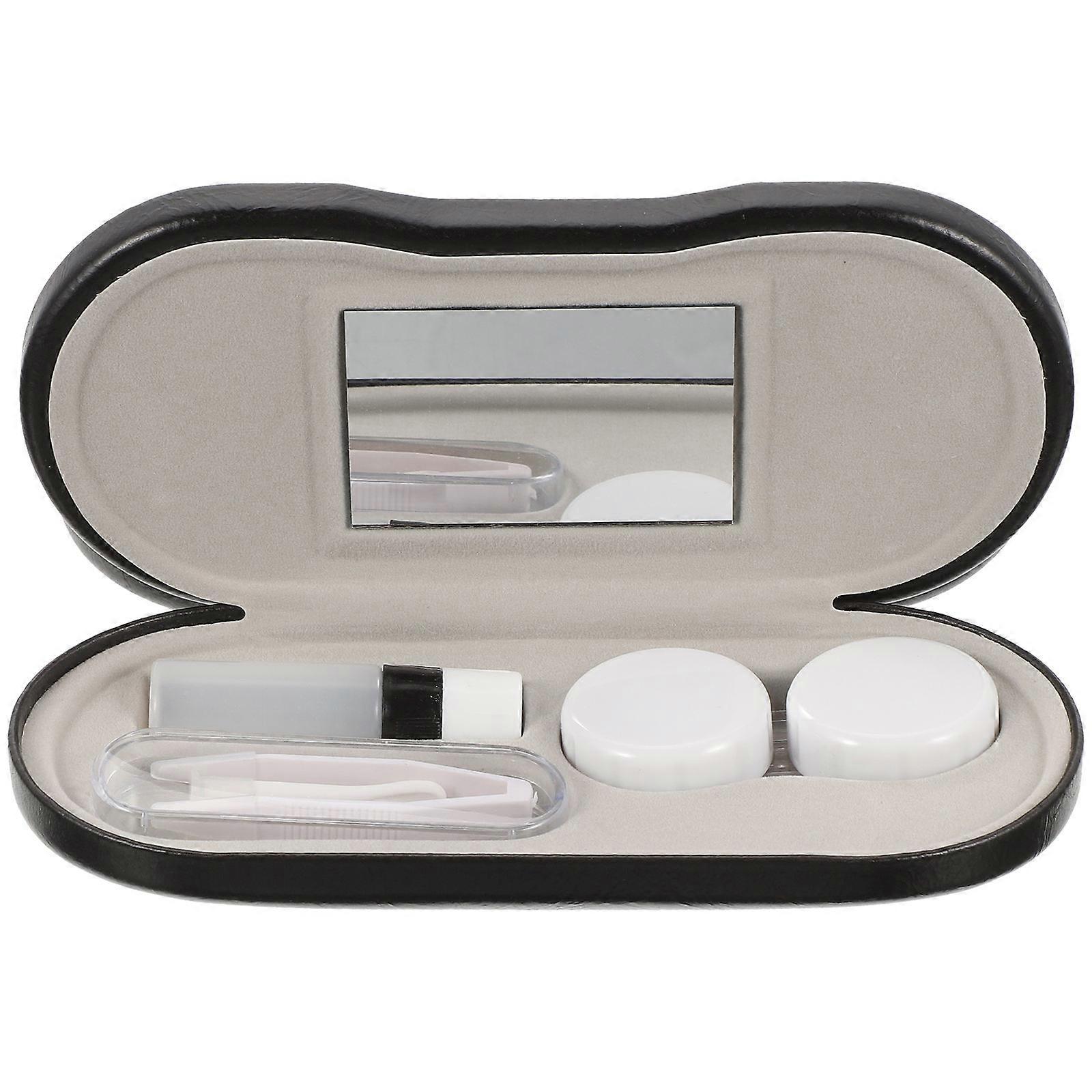 Dual-Purpose Glasses Box for Storage Use 2Sets Double Layer Glasses Case
