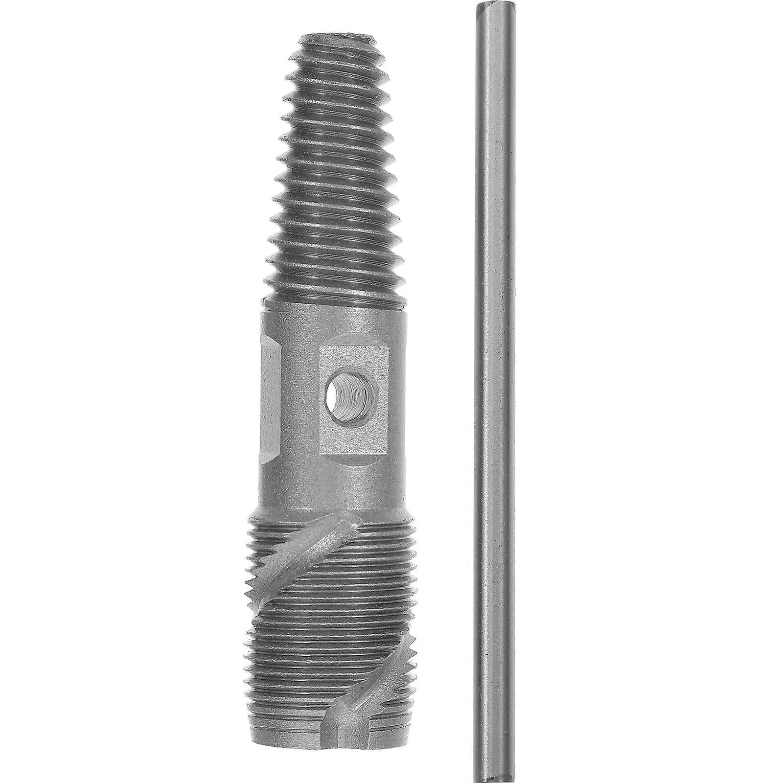 Silver Water Pipe Broken Screw Extractor Double Head Tool for 1Set