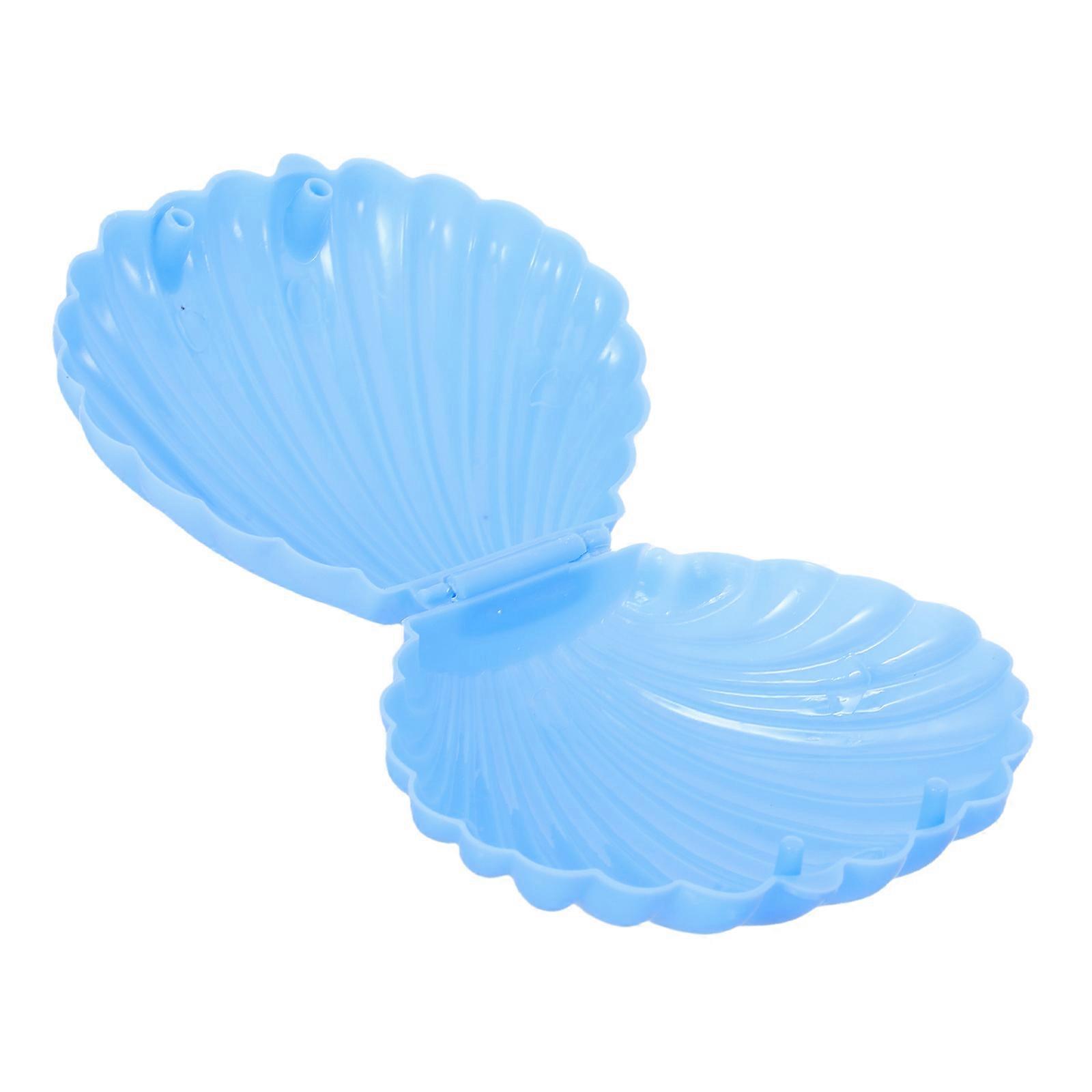Seashell Candy Box for Storage with 20Pcs Blue Jewelry Storage Boxes