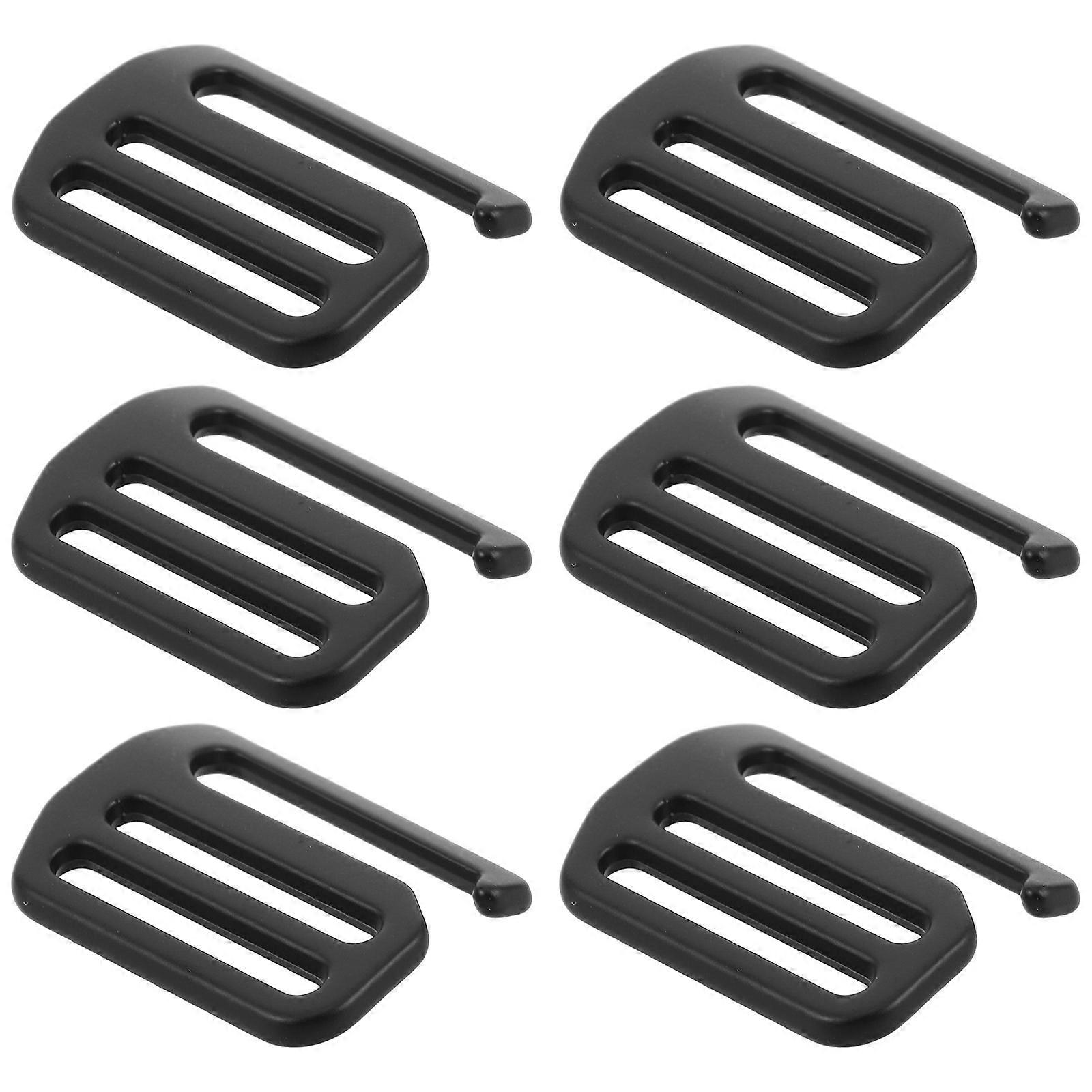 Zinc Alloy Metal Buckle Strap for Backpack Adjustment Durable 6Pcs