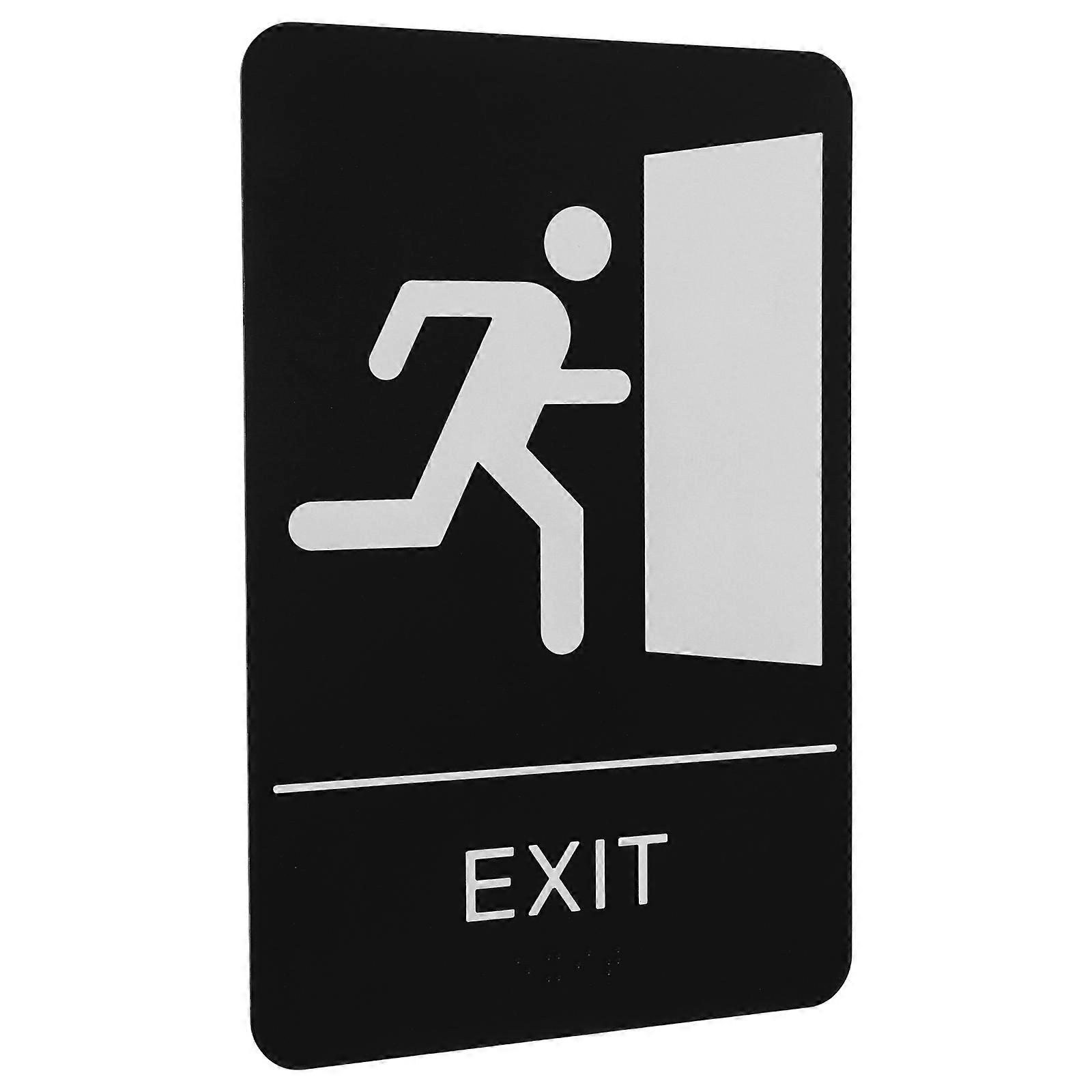 Exit Identification Sign for Safety in Schools and Offices