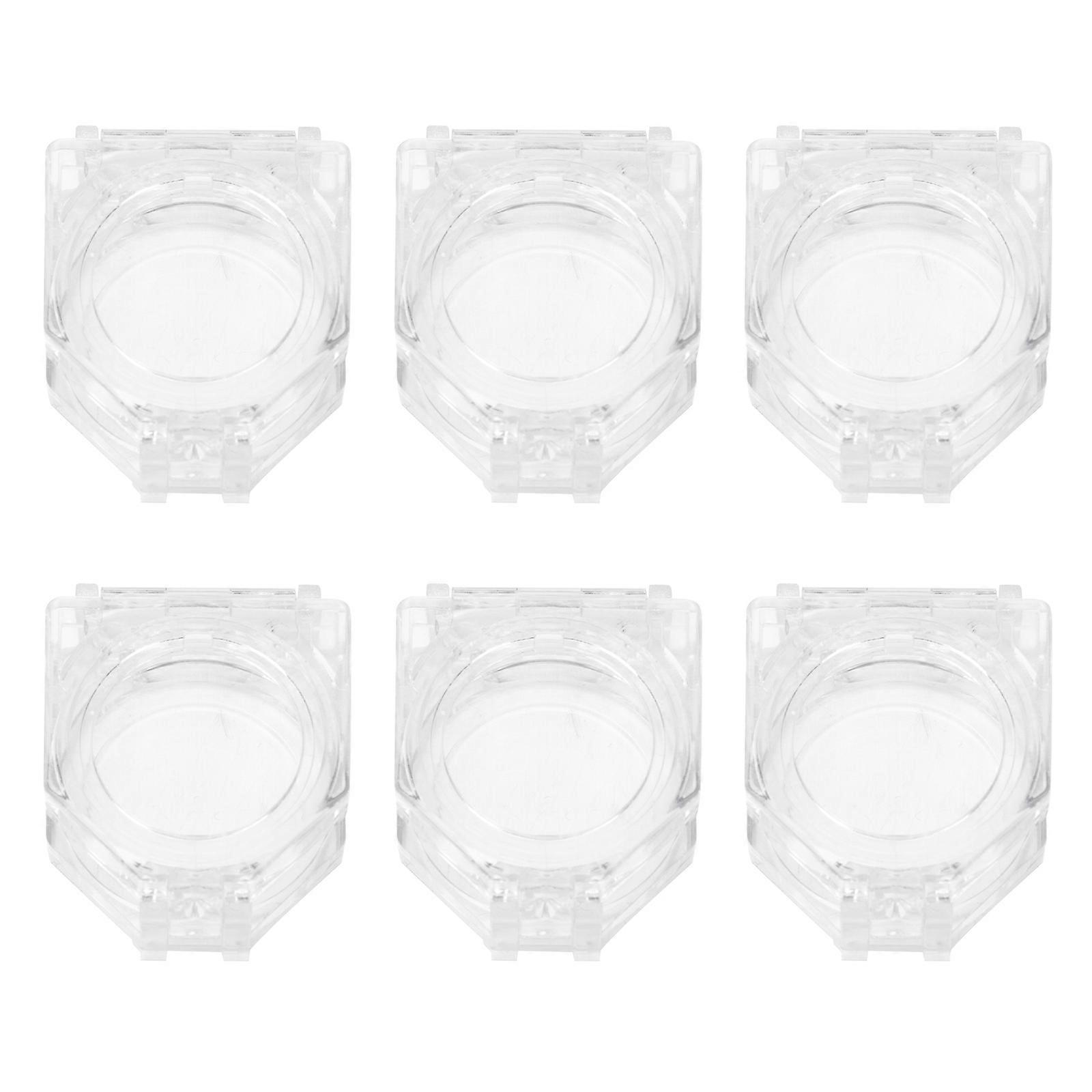 Dustproof Protective Covers For Signal Buttons 4.2X3.2CM Rectangular PC Waterproof Protection 18 Pcs