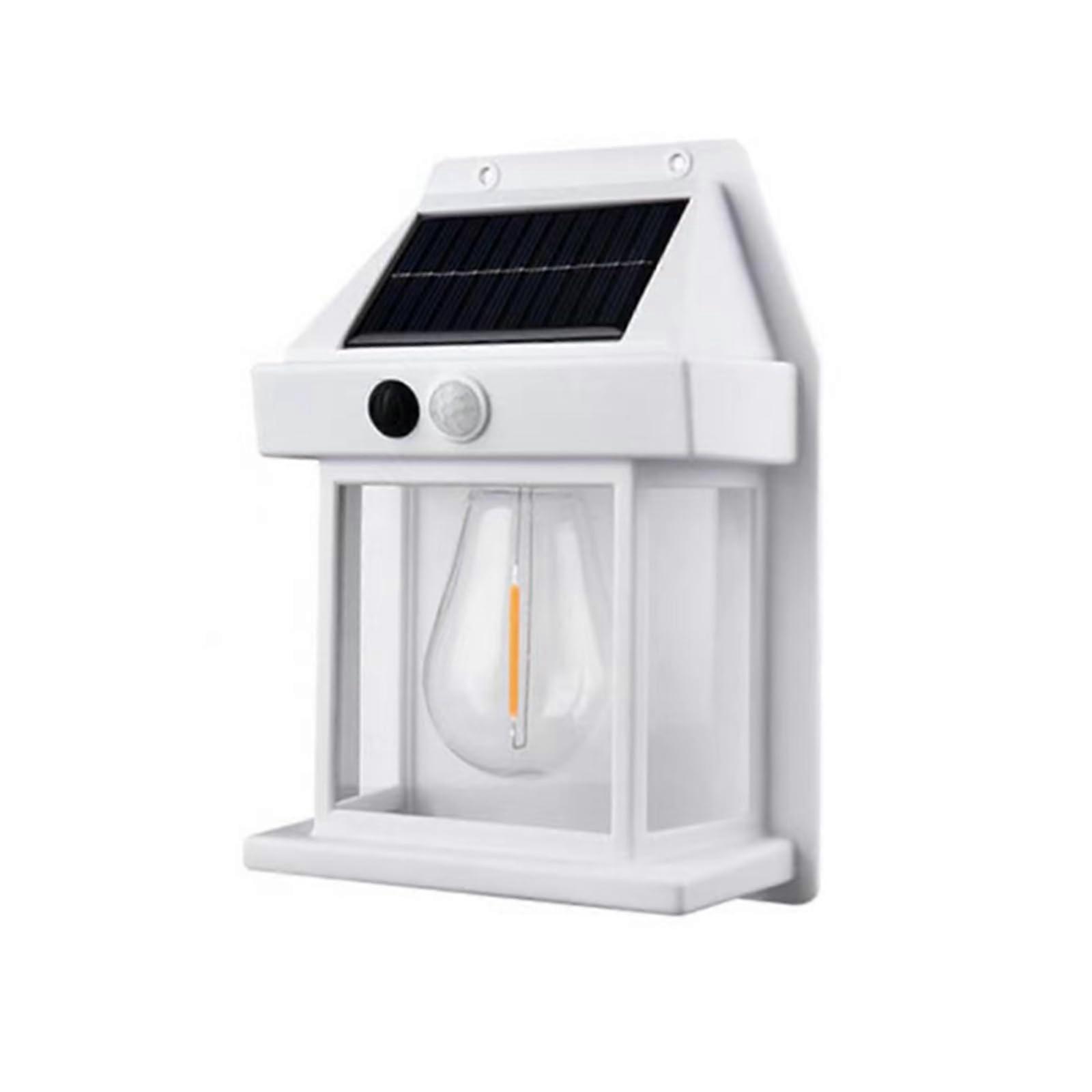 LED Solar Security Light 2Pack IP65 Outdoor Motion Sensor Lights for Courtyard Backyard Garden