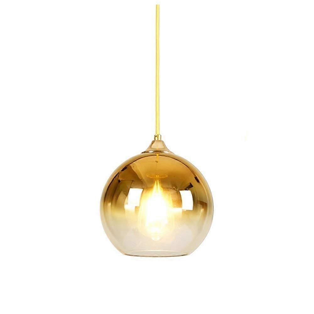 Modern Pendant Light Gradient Glass Globe Chandelier Adjustable Nordic Design for Kitchen Island