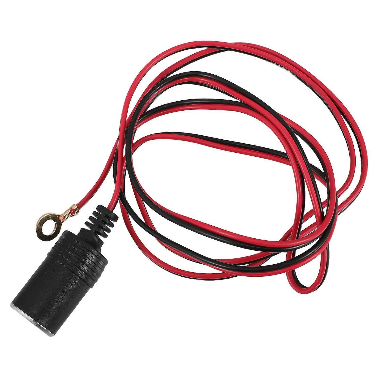 Car Lighter Plug Cable 1 Set Auto Battery Converter Cable Vehicle Lighter Socket Plug Extension Cable