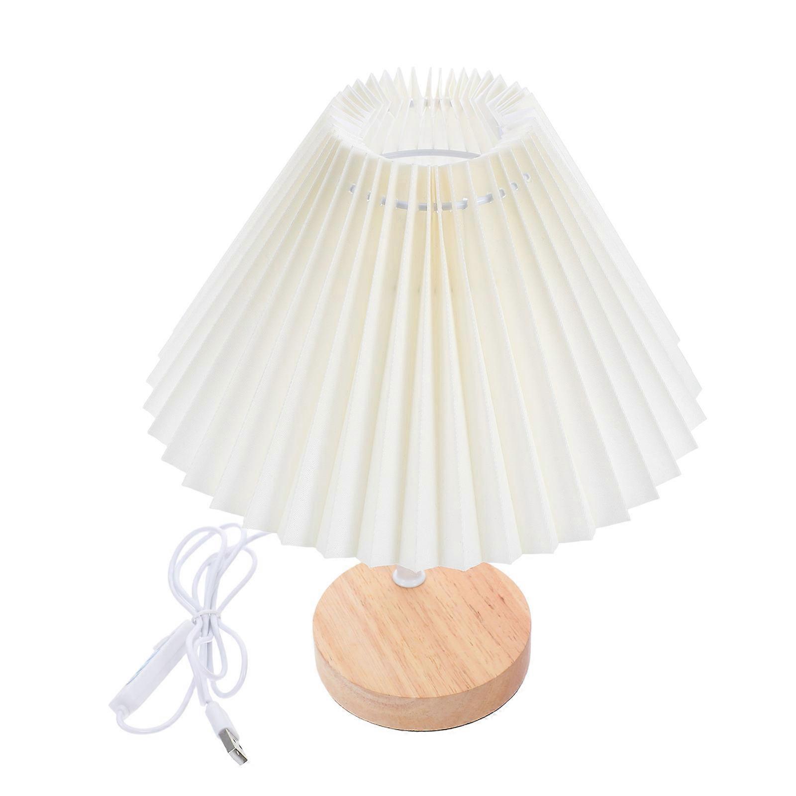 Atmosphere Lamp Pleated Table Lamp for Decoration Multi Color USB Dimmable