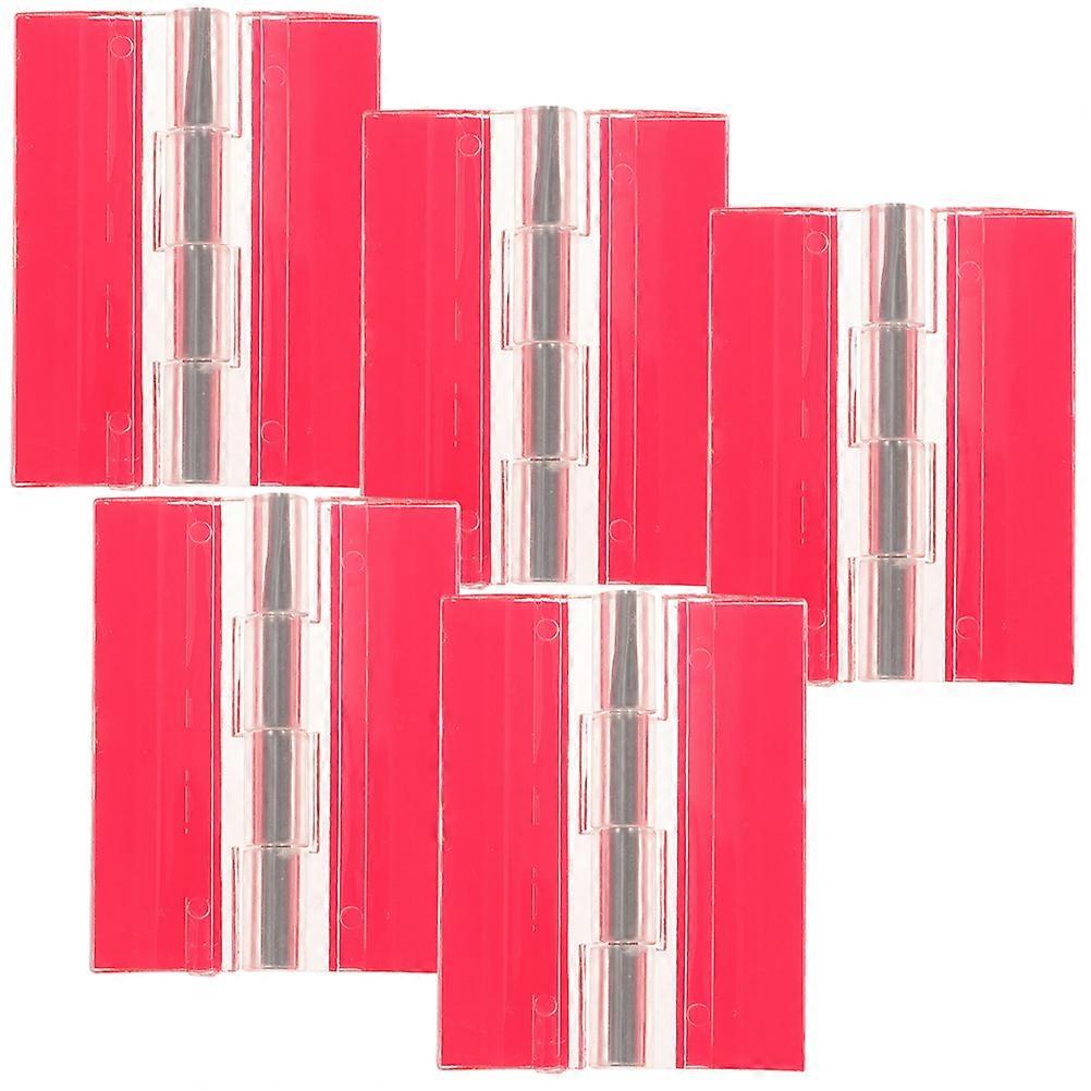 Transparent Acrylic Hinges Self-Adhesive for Small Box 15Pcs Pack