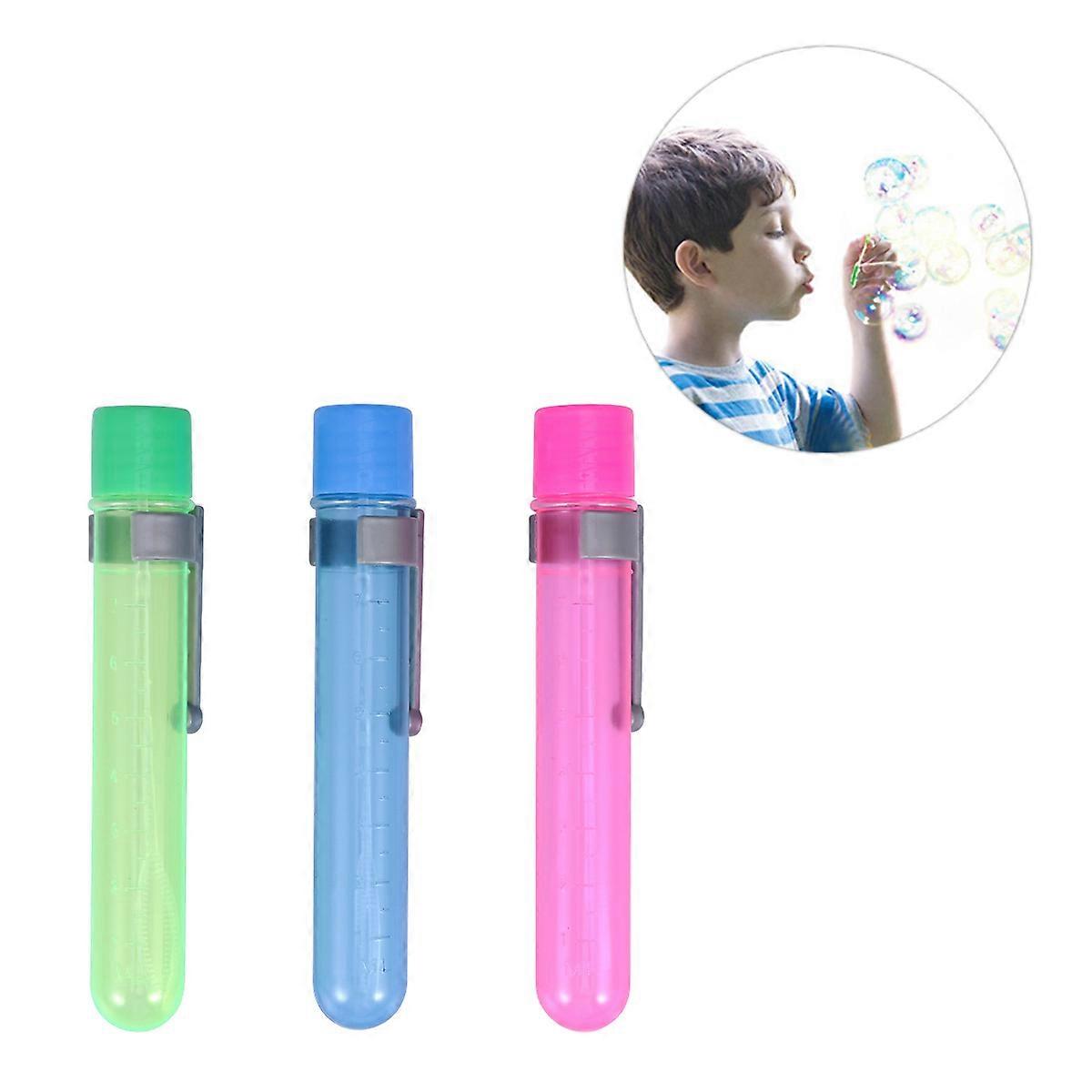 Bubble Wand Pen Shaped for Kids Playing 12Pcs Set with Assorted Color