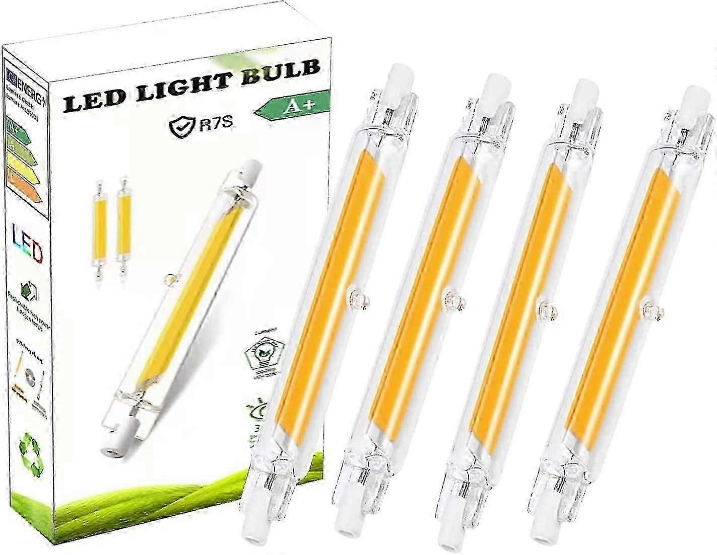 R7S izzó 118mm LED 20W szabályozható hideg fehér 4000K dupla végű J típusú csere halogén 100W 200W izzó 360 fényszög 2 db világításhoz