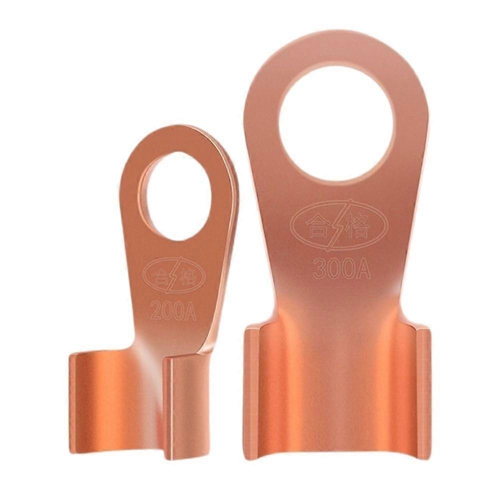 OT Type Wire Nose Terminal Crimp Copper Connector Kit 100pcs 10A-80A 1.5-16mm2 Bolt Hole Ring Lugs OT-80A