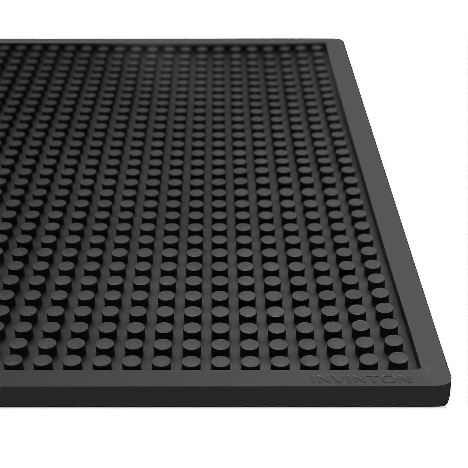 Large Rubber Bar Mat 12x24 NonSlip Countertop Spill Mat for Bartending Coffee Bar Easy Clean