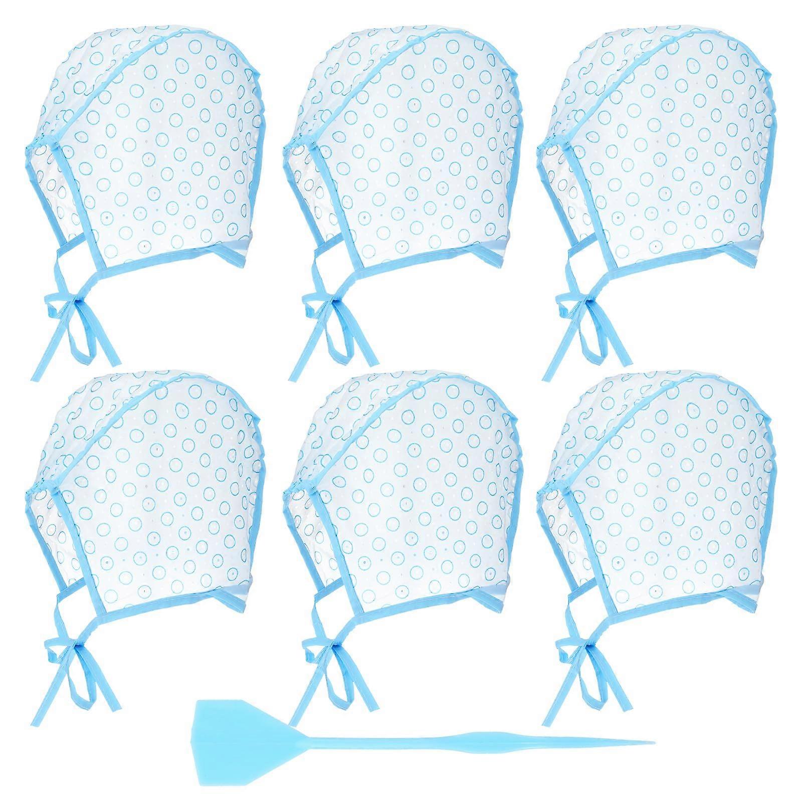 Hair Highlighting Cap and Dyeing Kit with Hooks, Reusable Flexible Caps for Salon or DIY Use