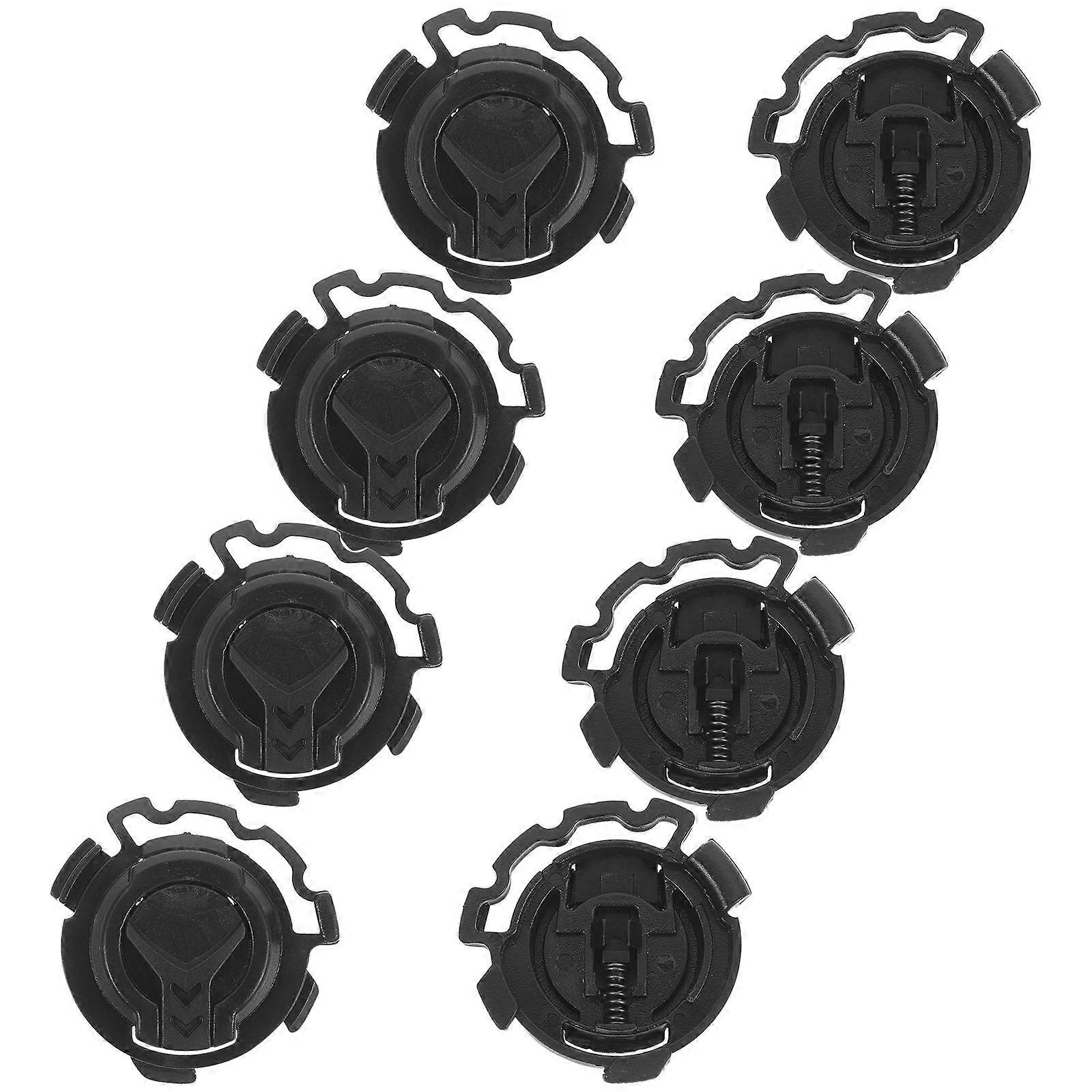 Visor Buckle Motorcycle Shield Lock Fastener 12Pairs Black