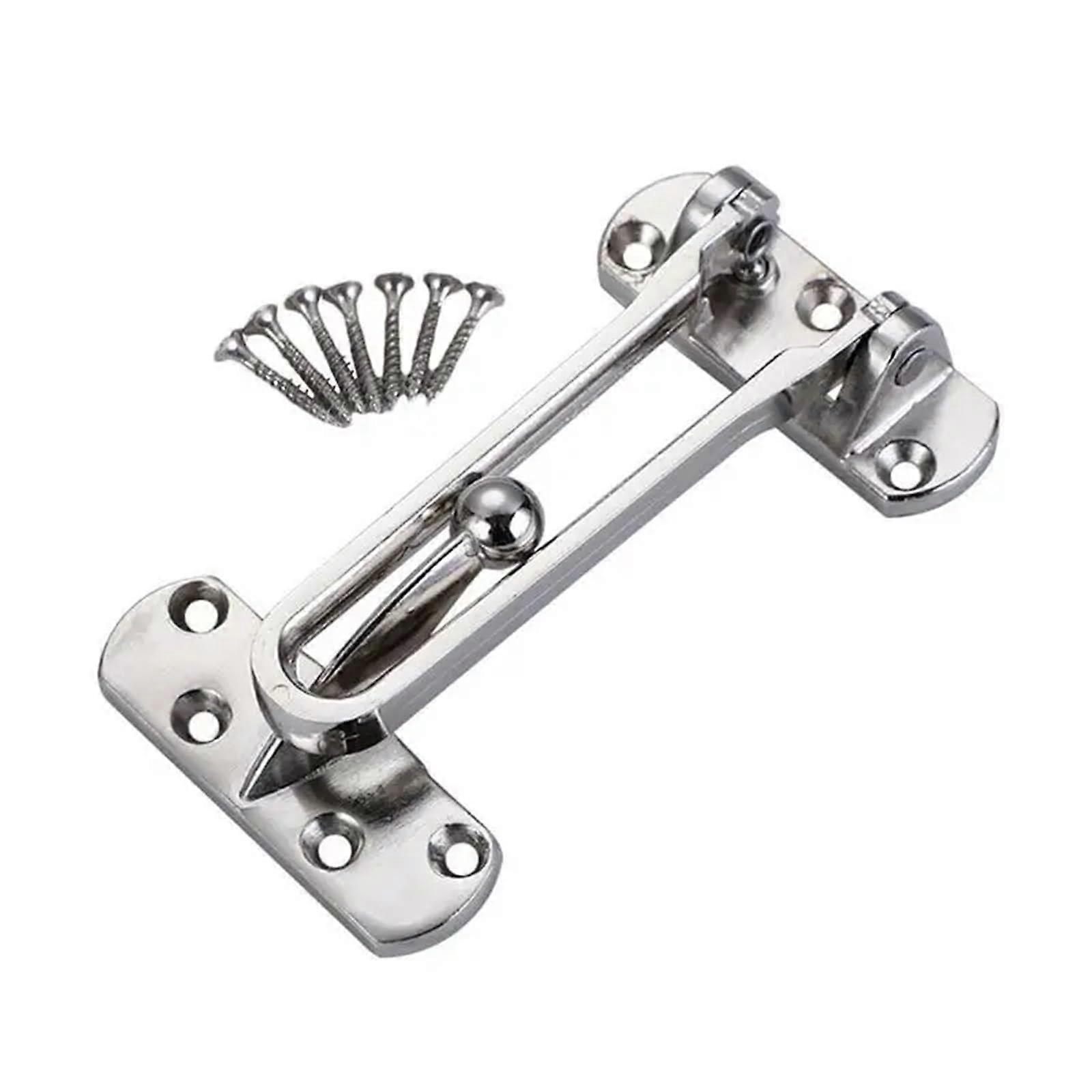 Heavy Duty Swing Bar Door Security Lock 4Pcs for Home Hotel Apartment Privacy and AntiTheft