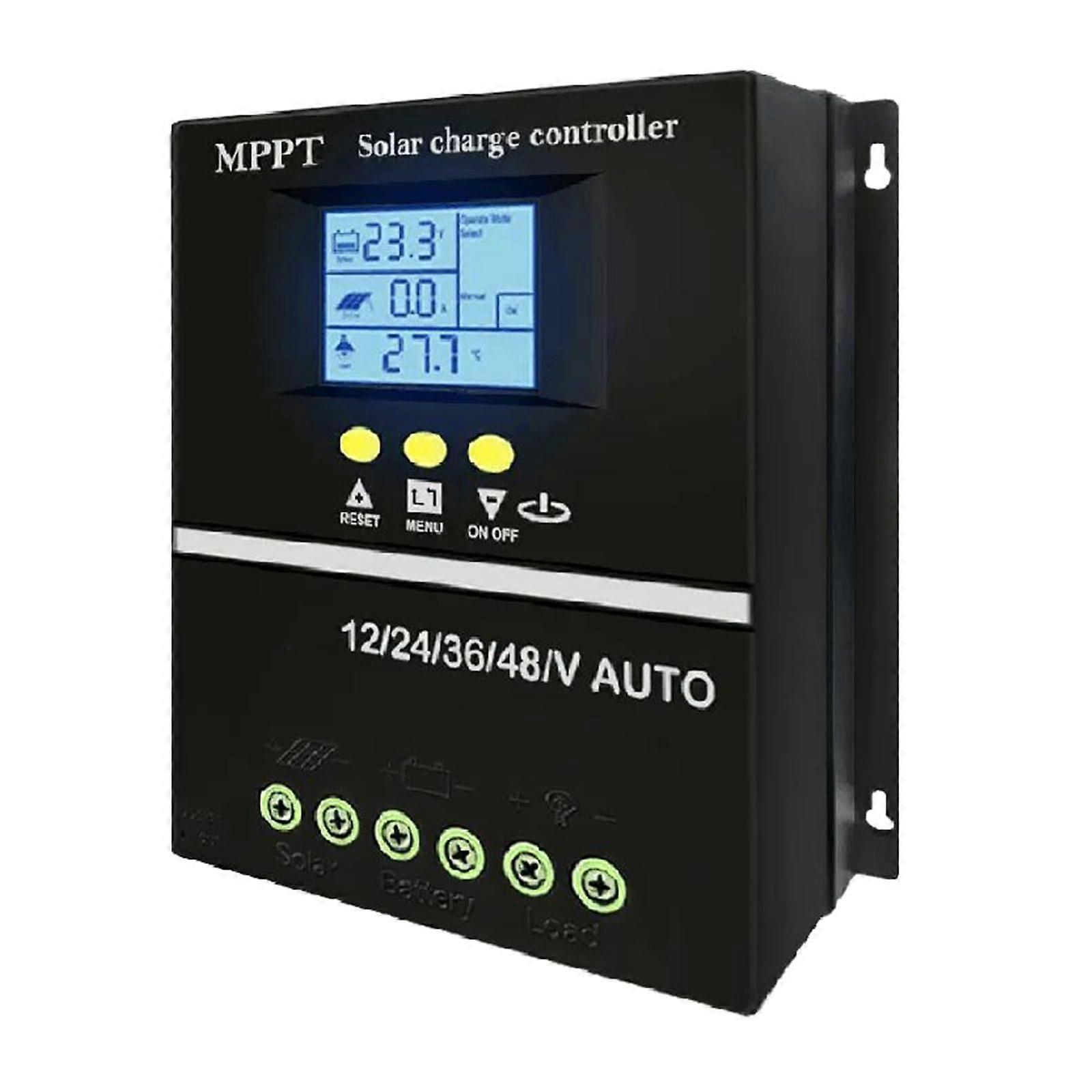 200A MPPT Solar Charge Controller with Auto Adjust Charging and Safety Protection for Off‑Grid Systems