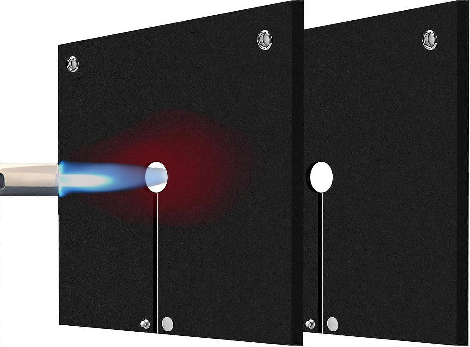 2 Packs Welding Blanket 3000°F Heat Resistant 6mm Carbon Felt Fireproof Pad 12x12 Torch Shield