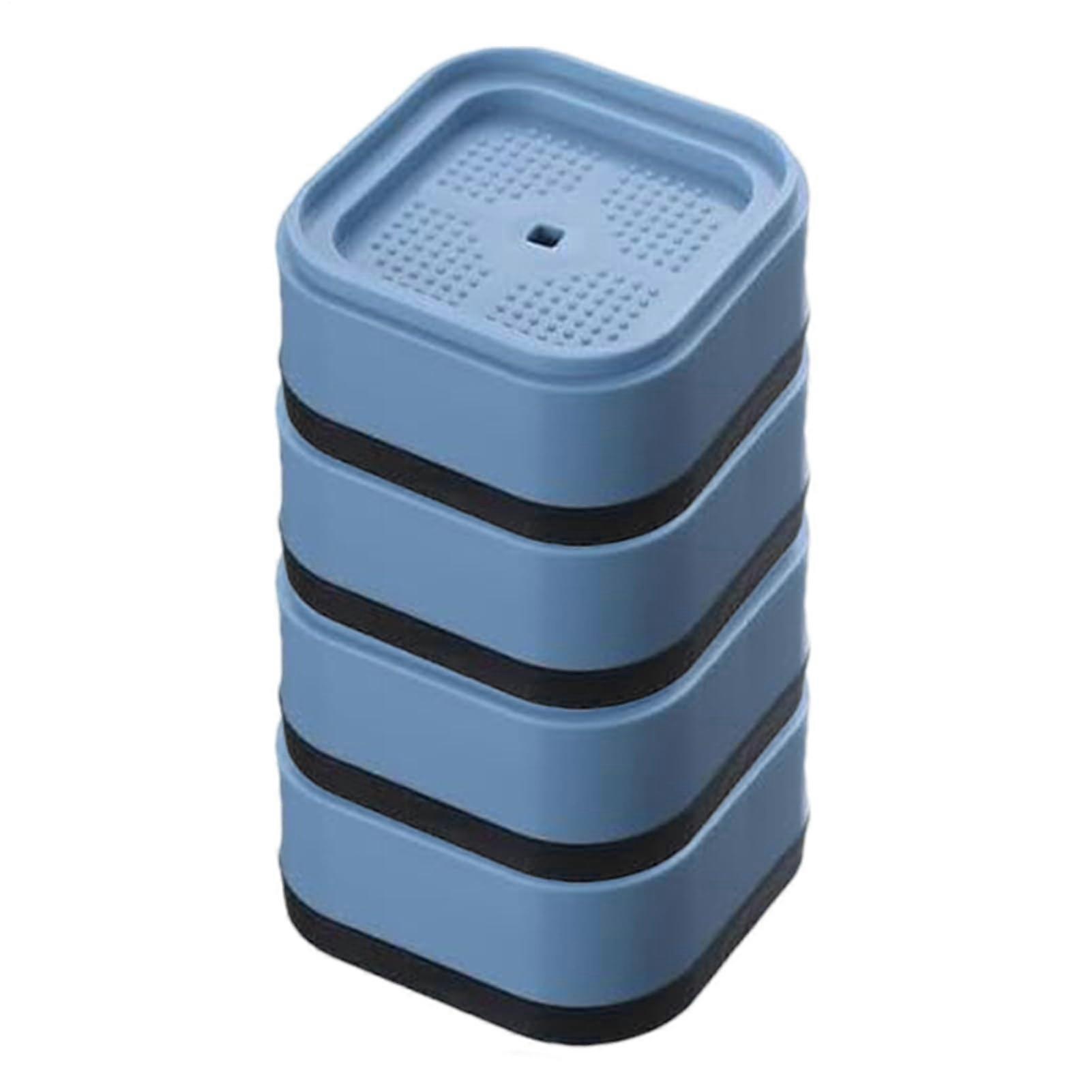 Washing Machine Anti Vibration Pads Noise Reducing Non Slip Risers Adjustable for Extra Storage