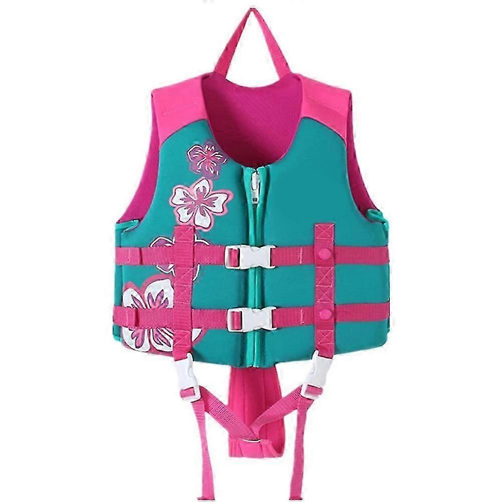 Children's Swimming Vest, Neoprene Flotation Suit, Adjustable Harness