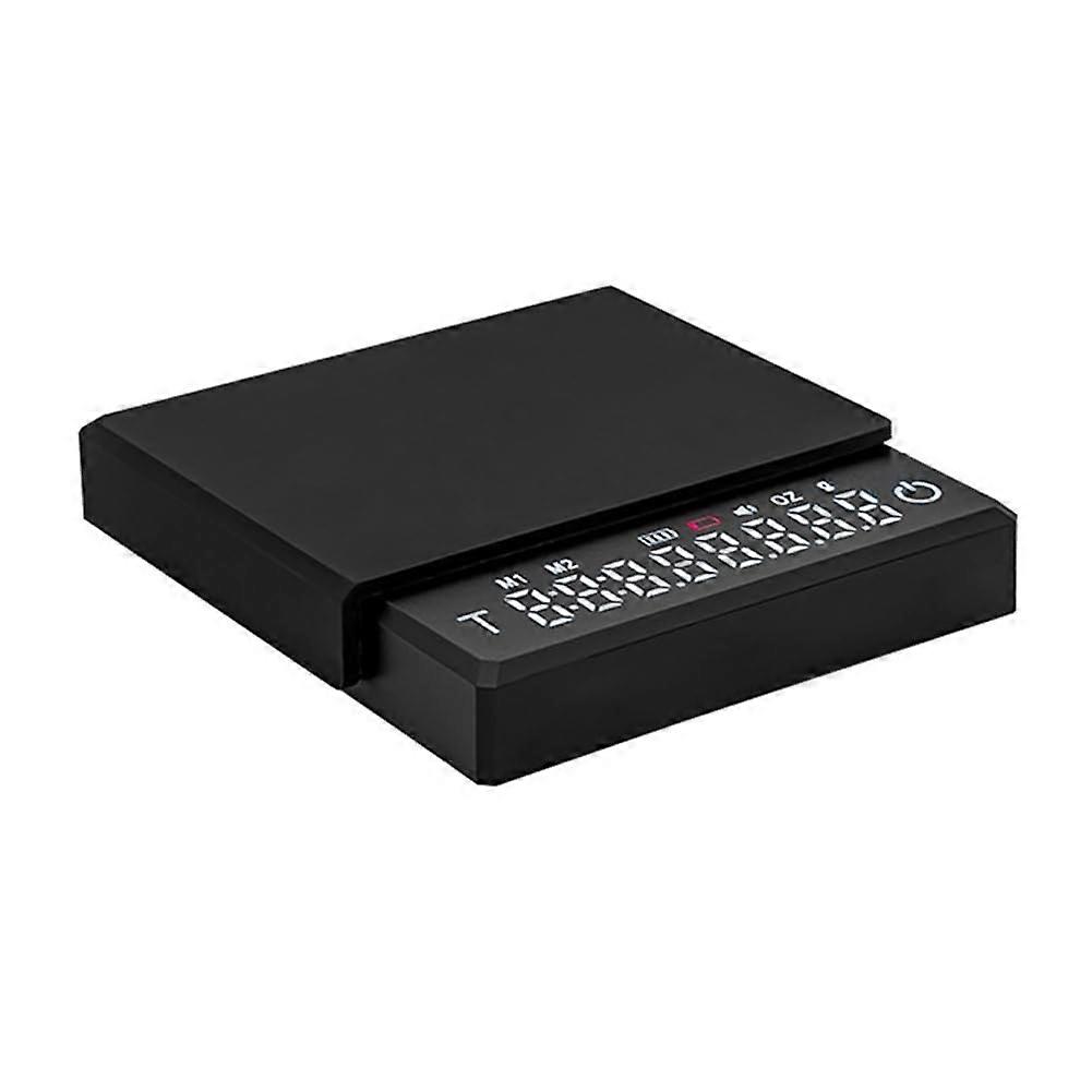 Precision Coffee Scale with Timer USB Rechargeable Digital Kitchen Scale 0.1g Accuracy