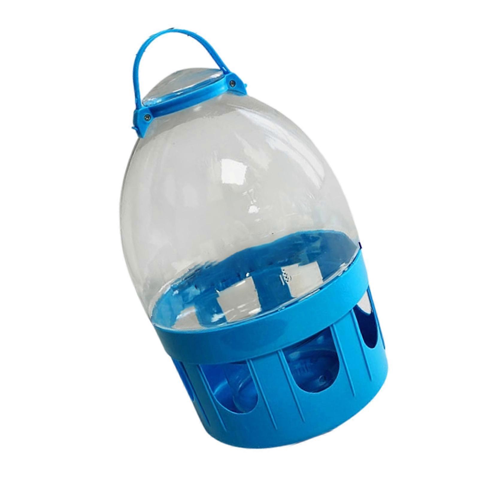 Automatic Refilling Water Container for Pigeons Sturdy Plastic Construction Indoor Outdoor Use Multicolor