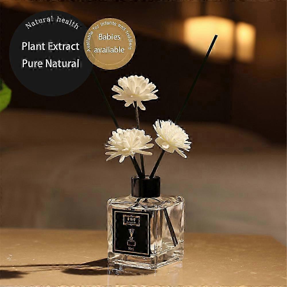 Long Lasting Aromatherapy Diffuser with Decorative Glass Design for Home Odor Elimination