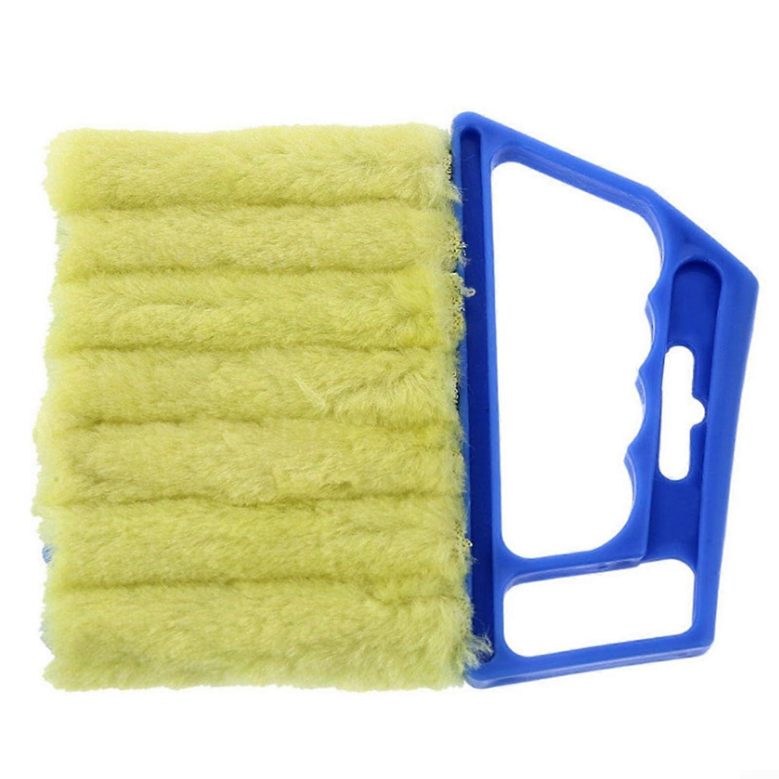 Blind Cleaner Microfibre Brush for Air Conditioner with Easy Grip Handle and Efficient Dust Removal (Blue)
