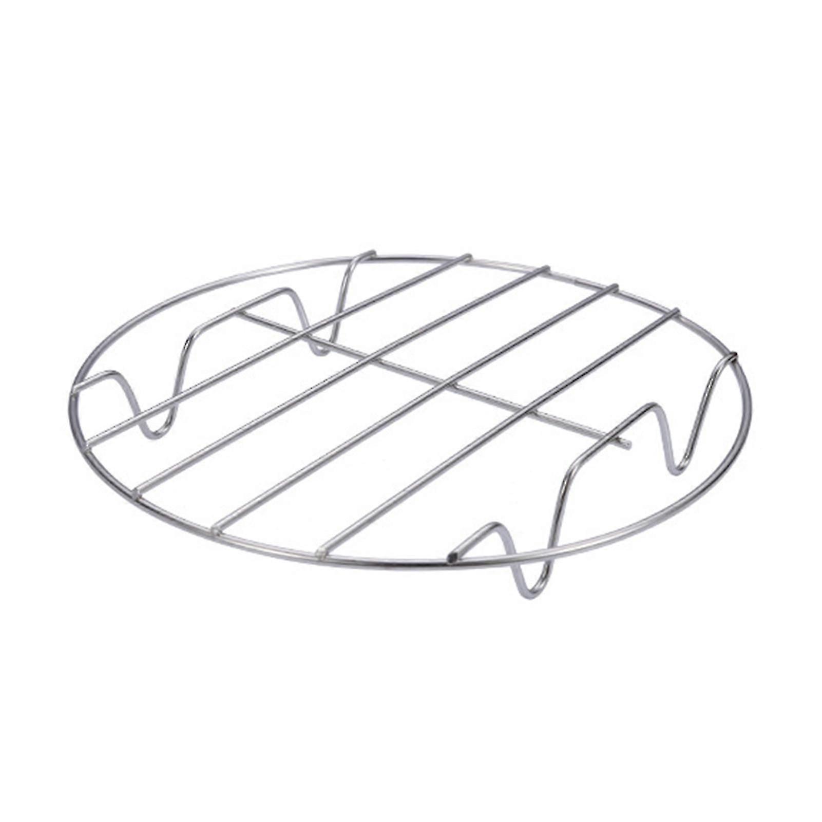 Stainless Steel Steaming Rack Multifunctional Cooling Rack Round Four-Legged Steaming Rack for Kitchen Cooking