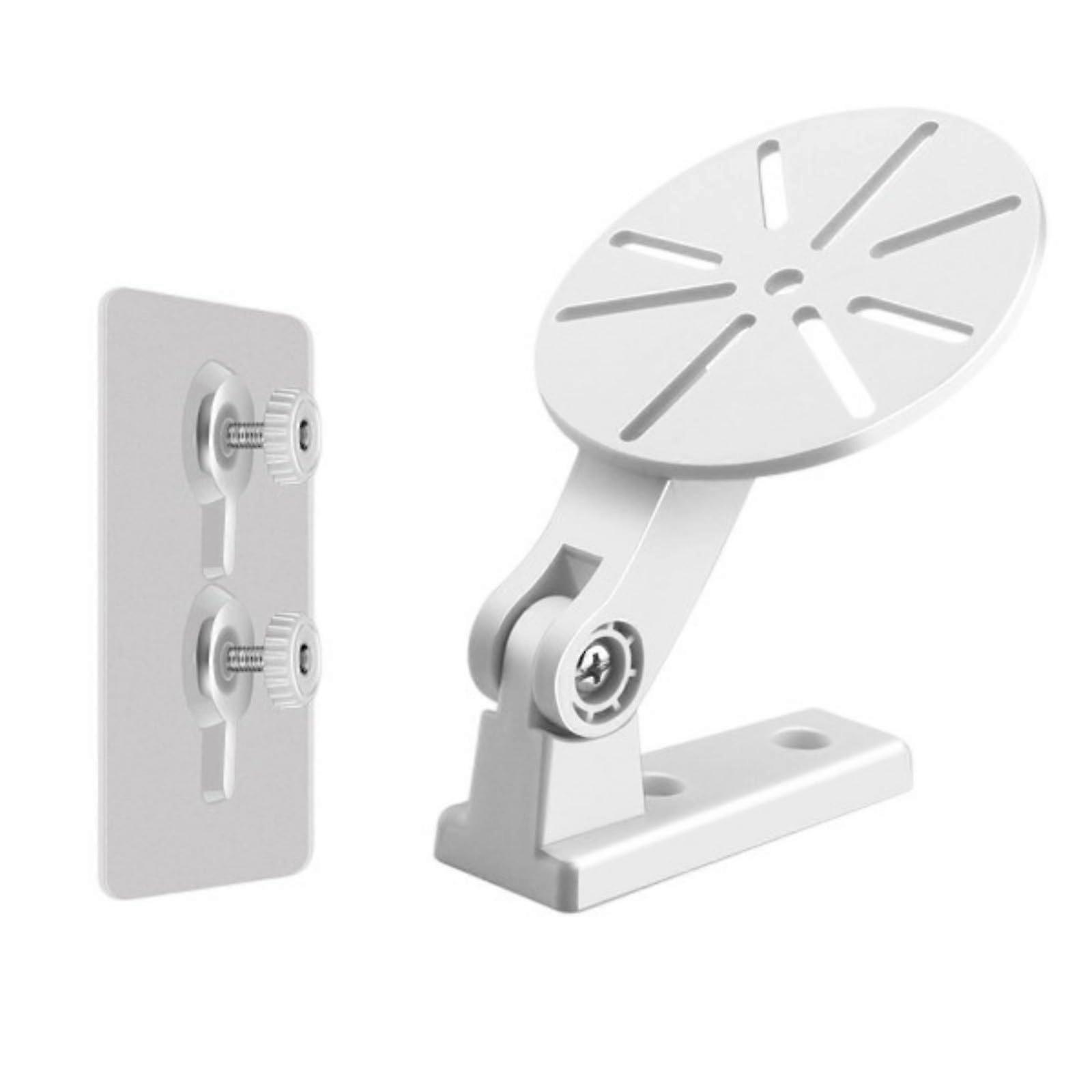 Outdoor Security Camera Mount with Large Base, Weatherproof NoDrill Bracket for Adjustable Angles