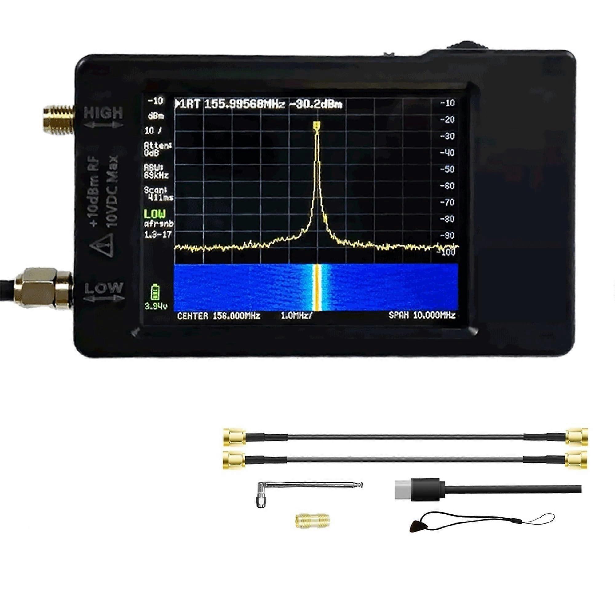 Handheld Spectrum Analyzer with 2.8 Inch Resolution Display, Battery Powered Compact Design Ref: 1287