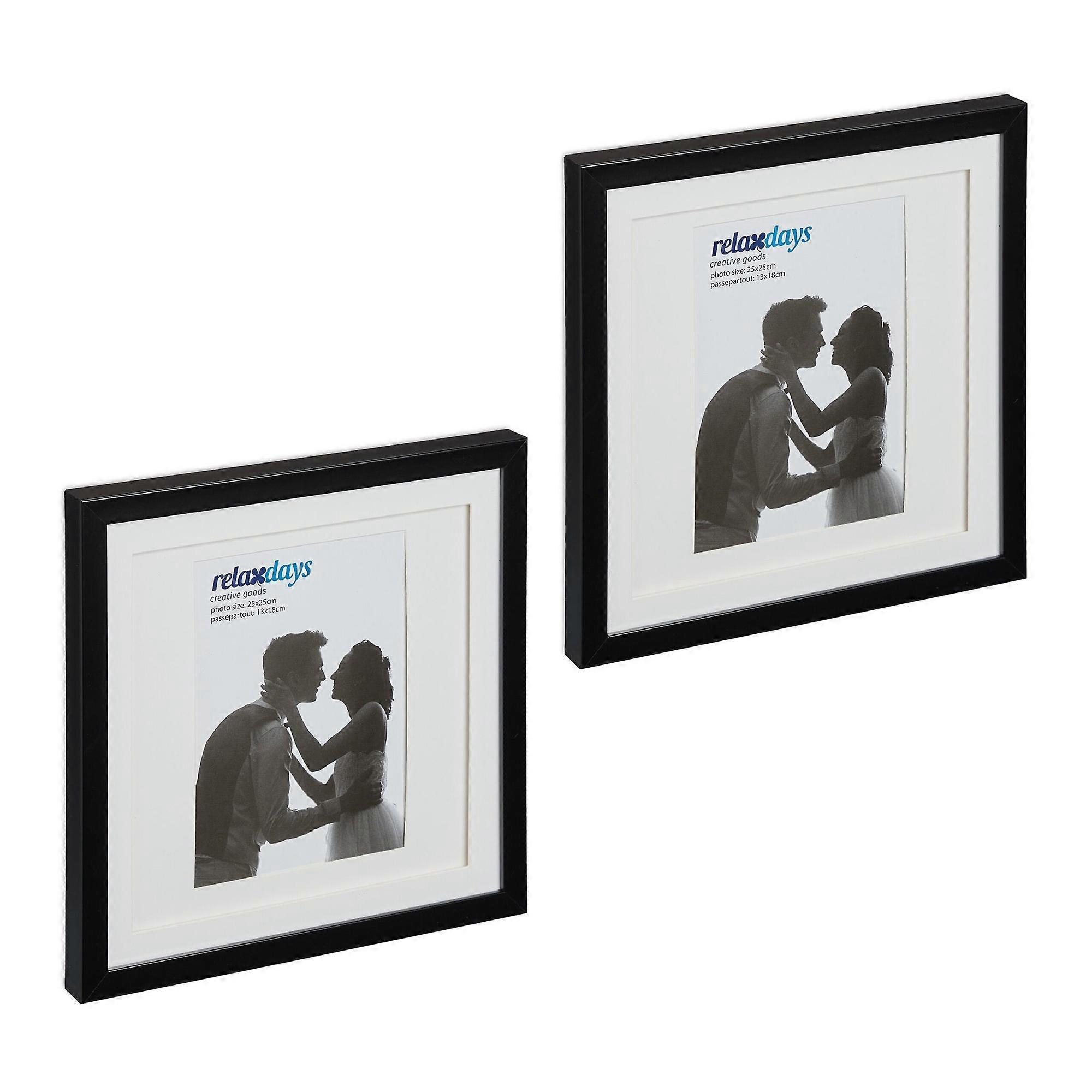 Bilderrahmen 25x25 cm 2er Set
