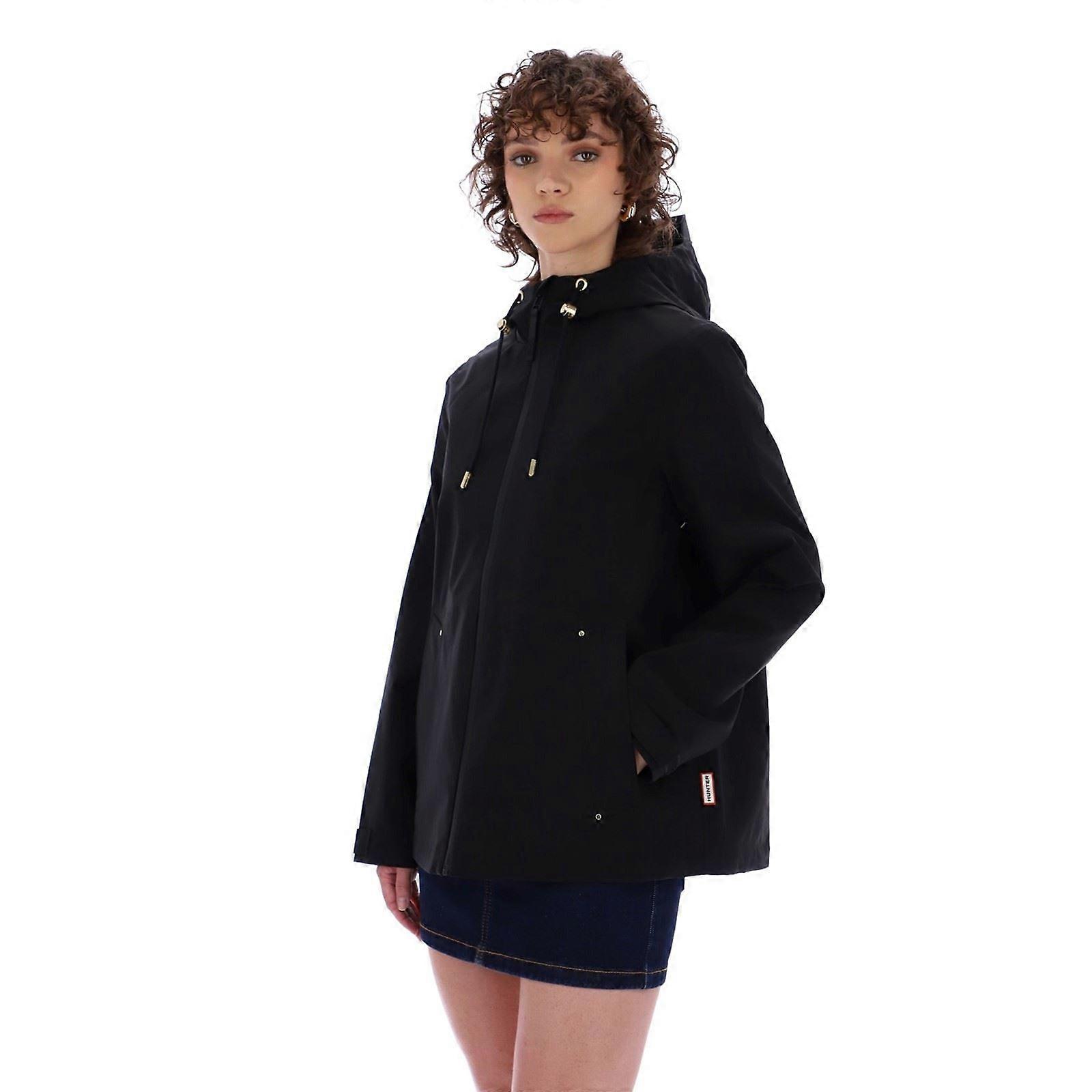 Hunter Original Lightweight Waterproof Women's Black Rain Jacket