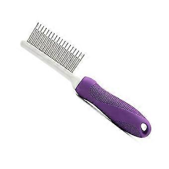 2pcs Metal Fur Detangler & Grooming Comb, Hair Buster Tool for Small Pets, Dogs, Cats, Rabbits Grooming