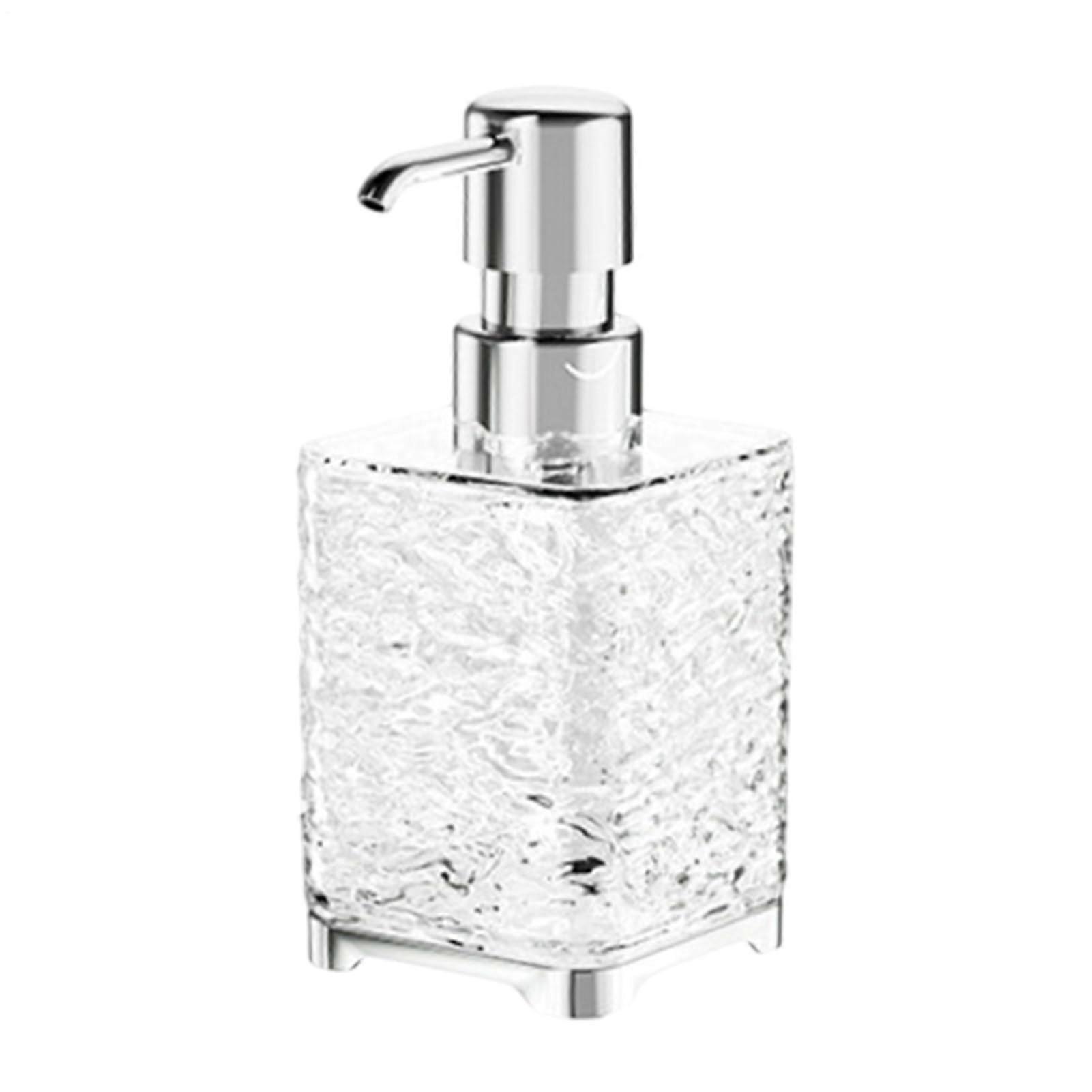 300ml Refillable Foam Pump Bottle for Hand Soap and Shampoo with Easy Refill Stylish Wave Pattern