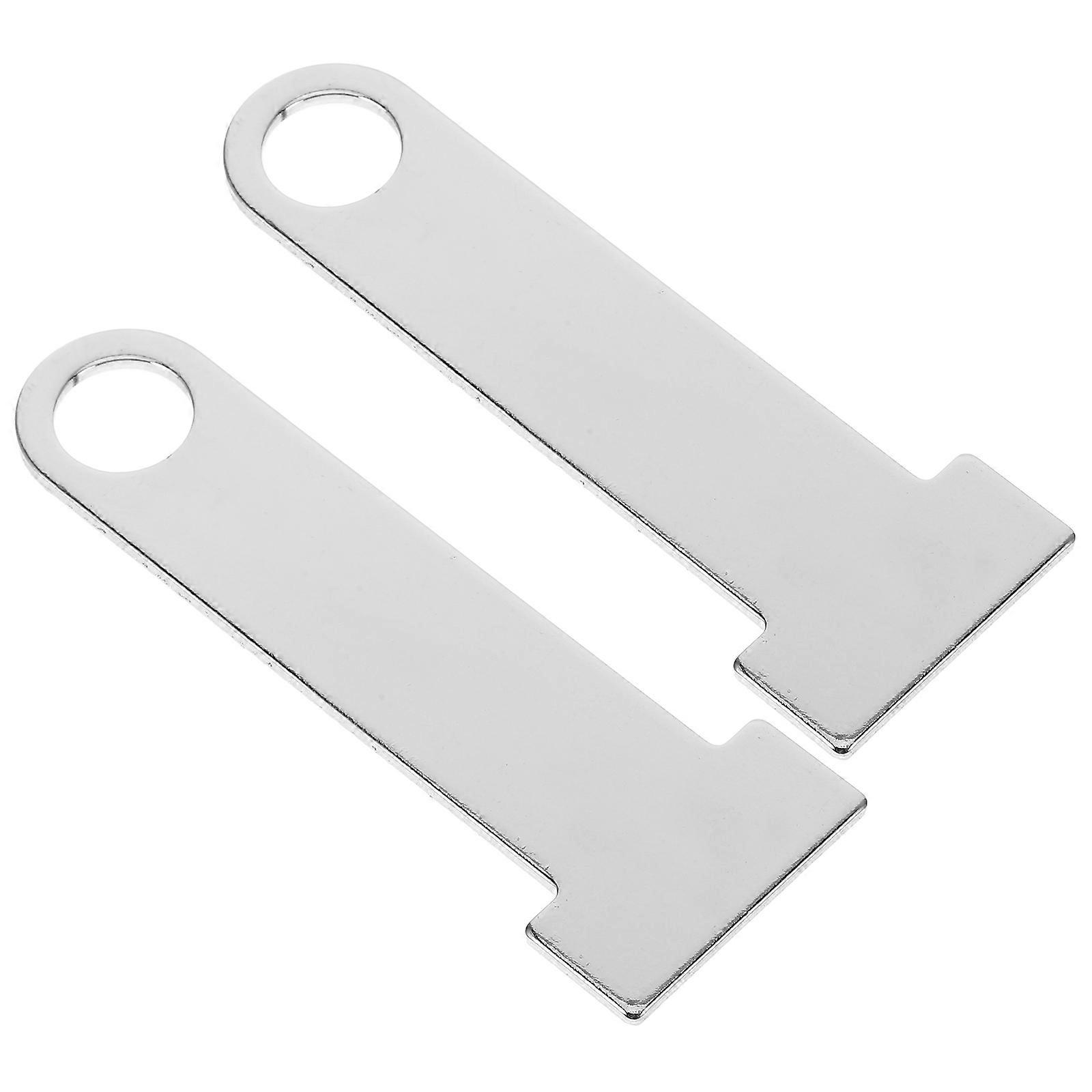 Universal Lock Brackets Motorcycle for Protection Use 3Pairs Silver