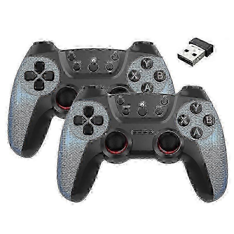 KM-029 2.4G One for Two Doubles Wireless Controller Support PC / Linux / Android / TVbox