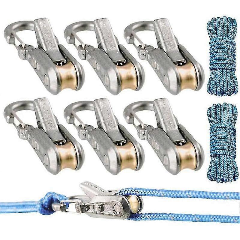 Adjustable Tie-Down Tool with Roller for Camping and Boating