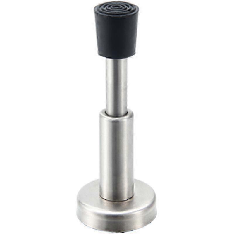 Dørstopper, bufferdempende rustfritt stål, 10,3 cm lang, veggmontert dørstopper